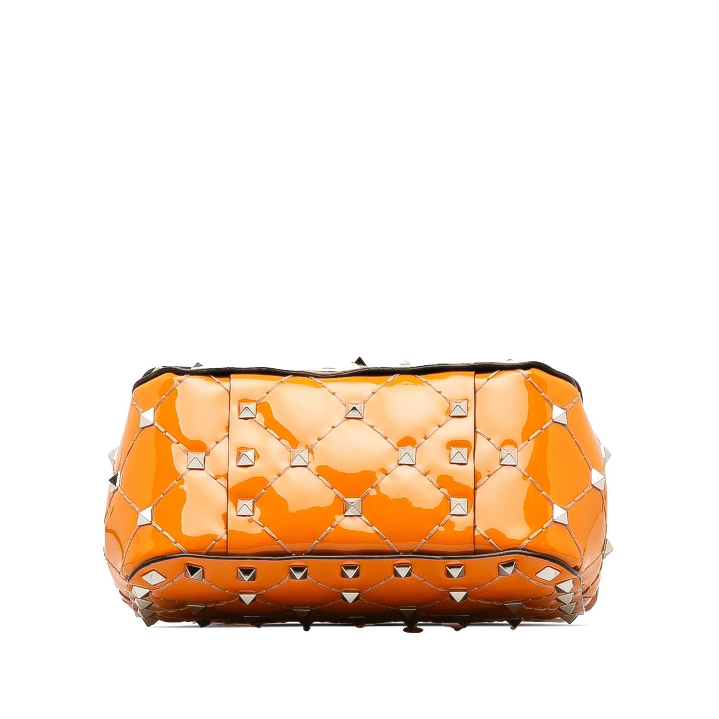 Valentino Micro Patent Rockstud Spike Satchel (SHG-DT6UFt)