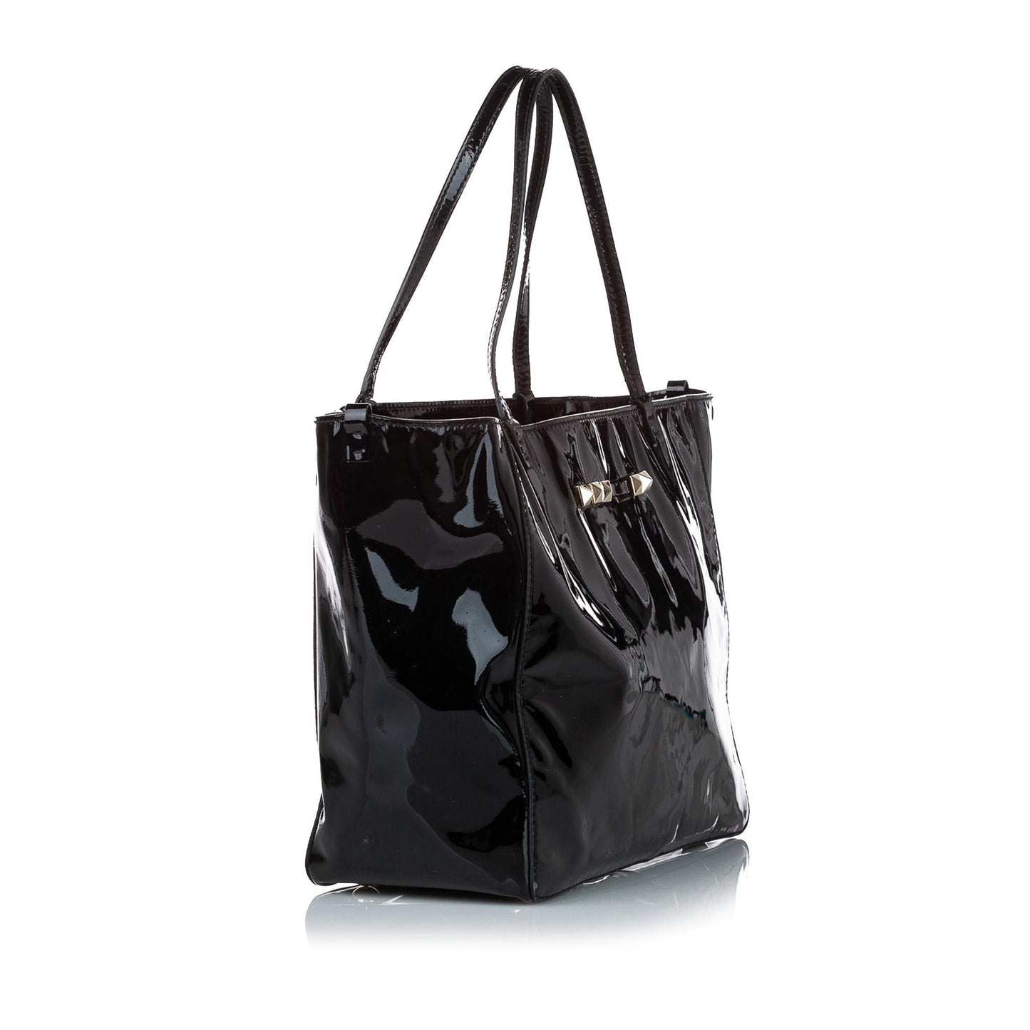 Valentino Patent Leather Satchel (SHG-37379)