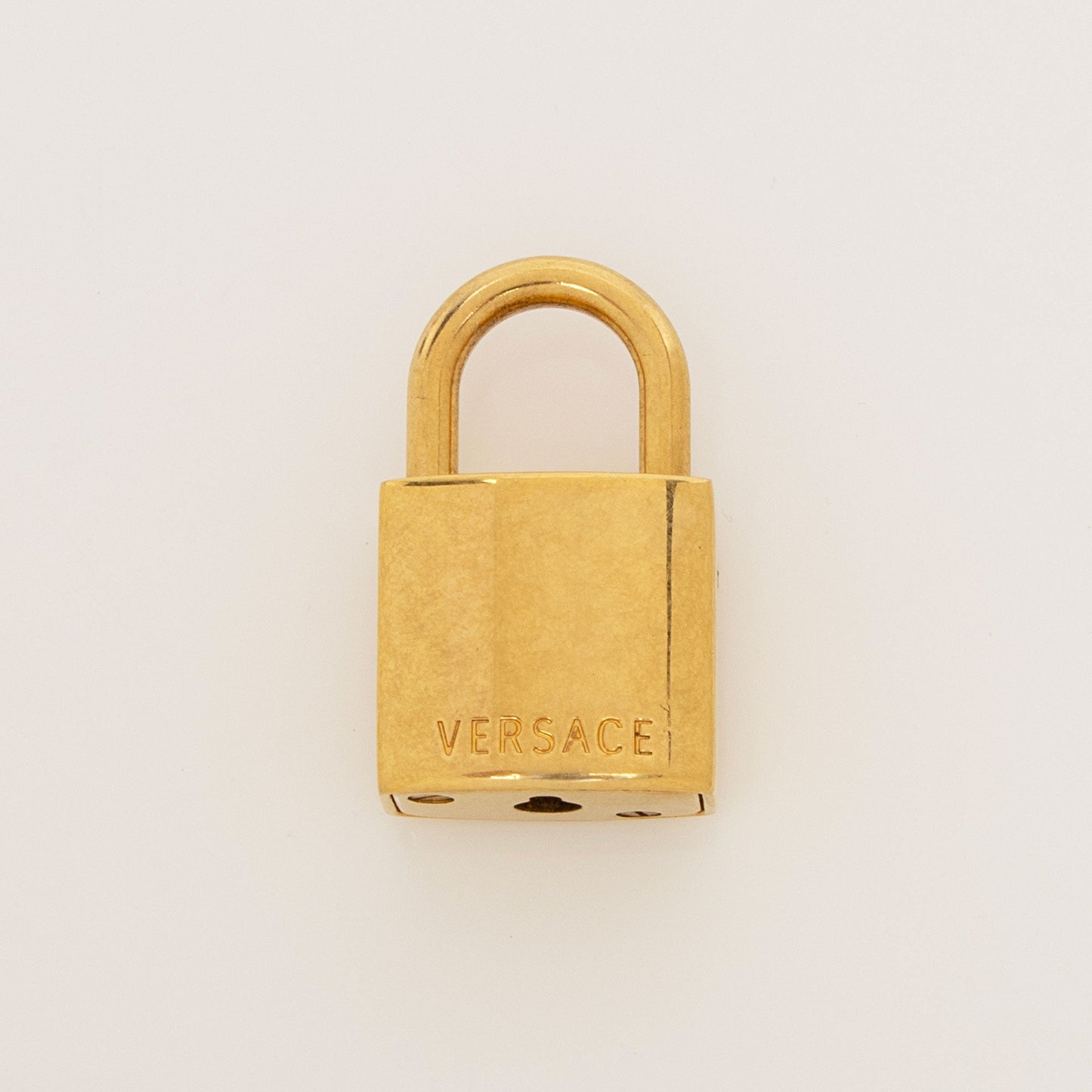 Versace Patent Leather Medusa Padlock Icon Flap Bag (SHF-QJzRU4)