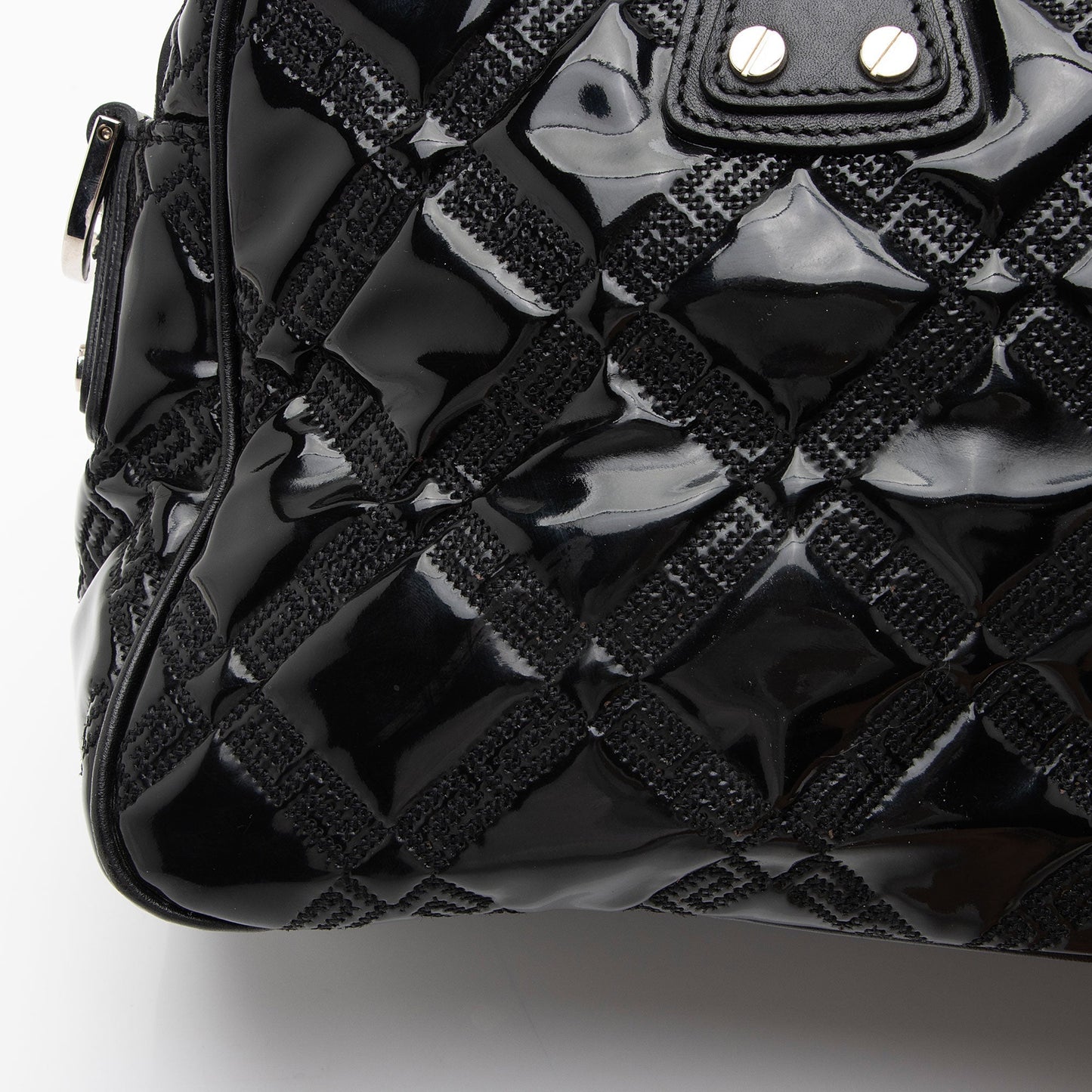 Versace Patent Leather Satchel (SHF-sprThW)