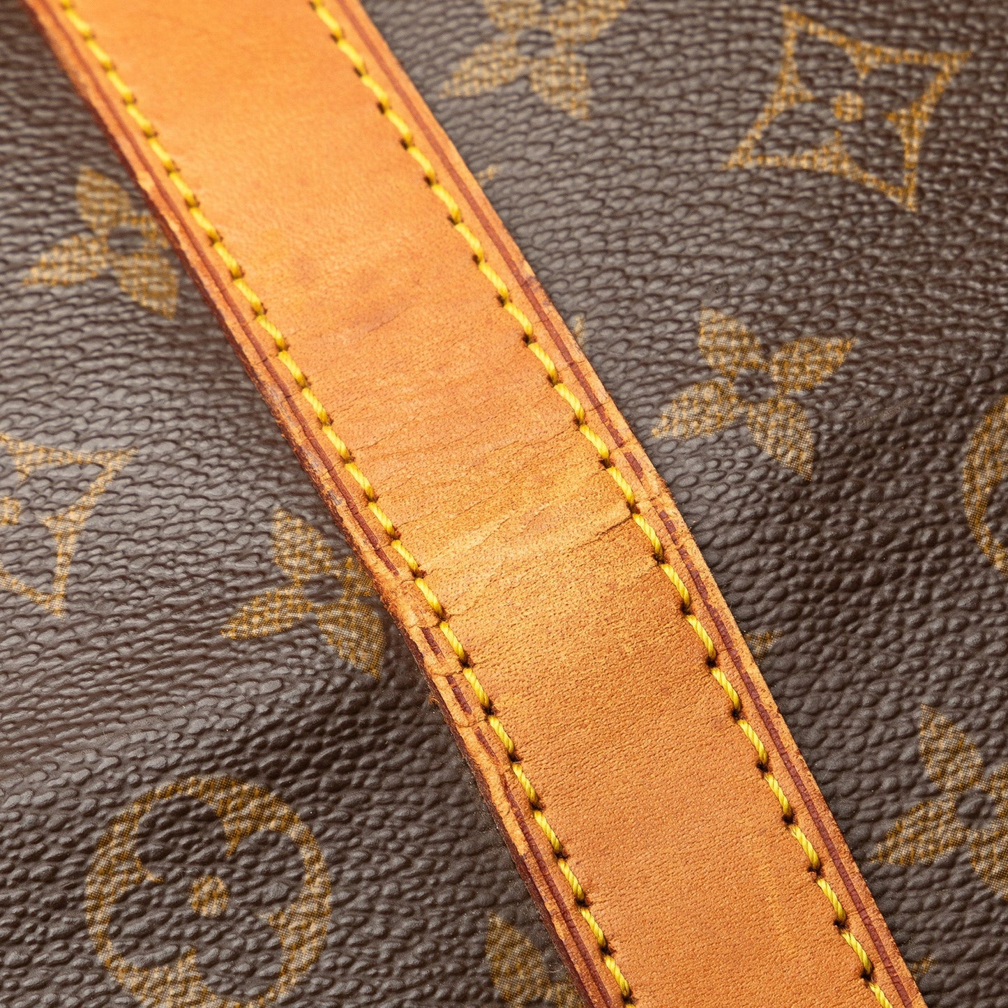 Brown Louis Vuitton Monogram Keepall 60 Travel Bag