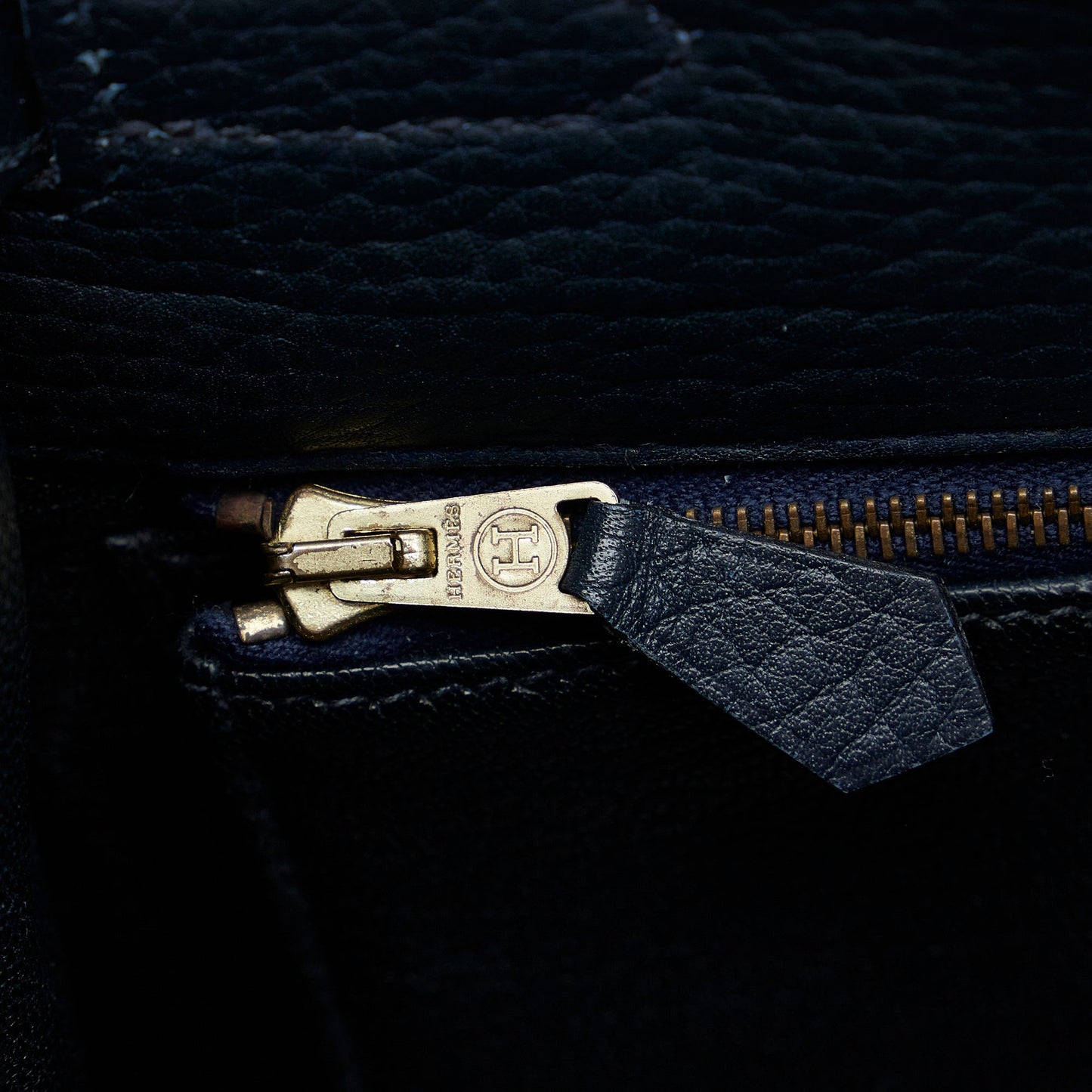 HermÃƒÆ’Ã‚Â¨s Kelly 35 Black Fjord Gold