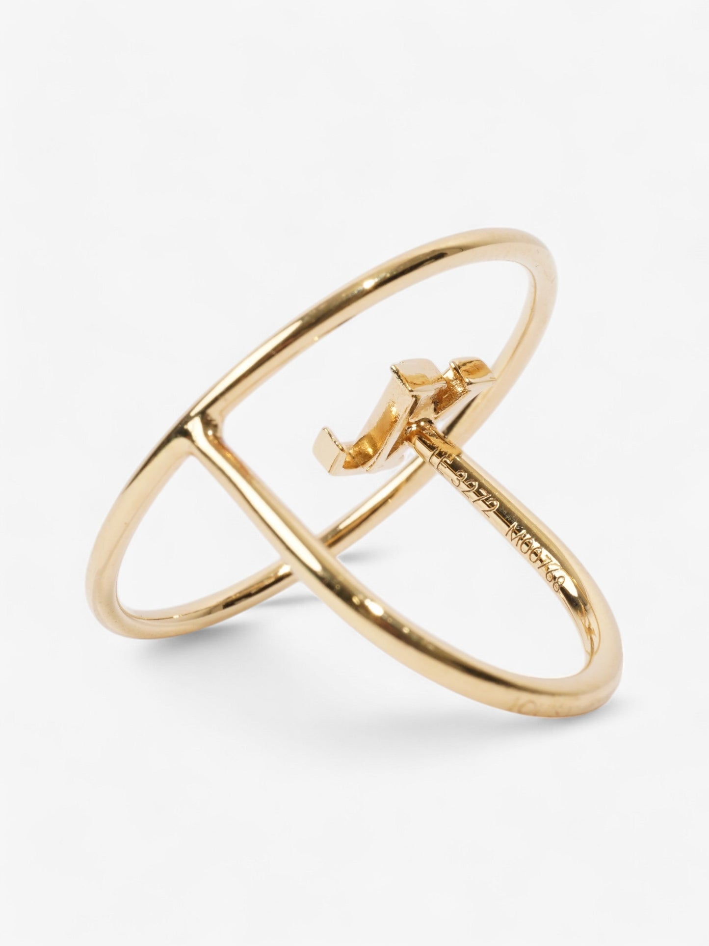 Louis Vuitton LV Eclipse Bague Gold Base Metal Small (Circumference - 51mm)