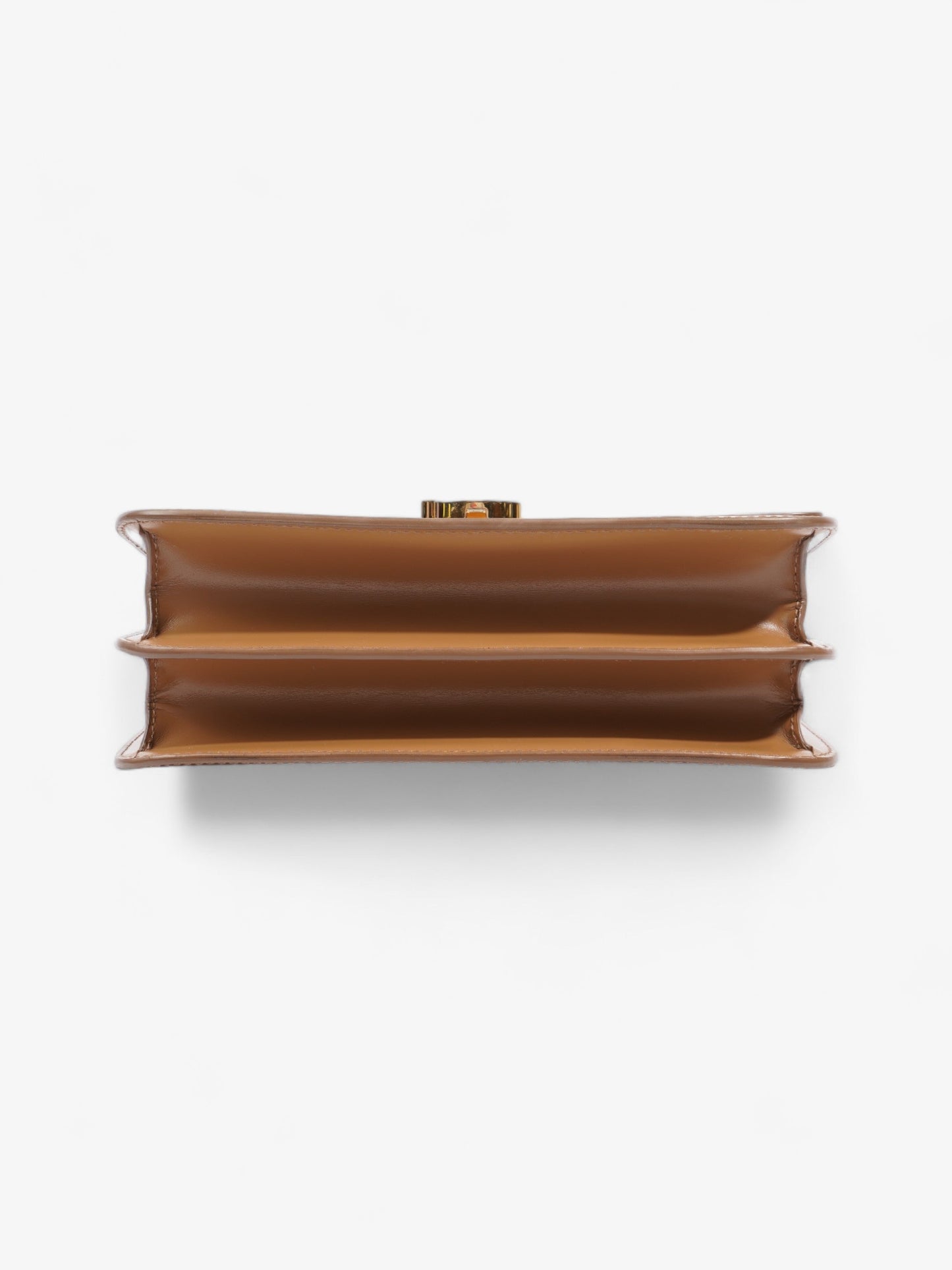 Burberry TB Logo Bag Tan Leather