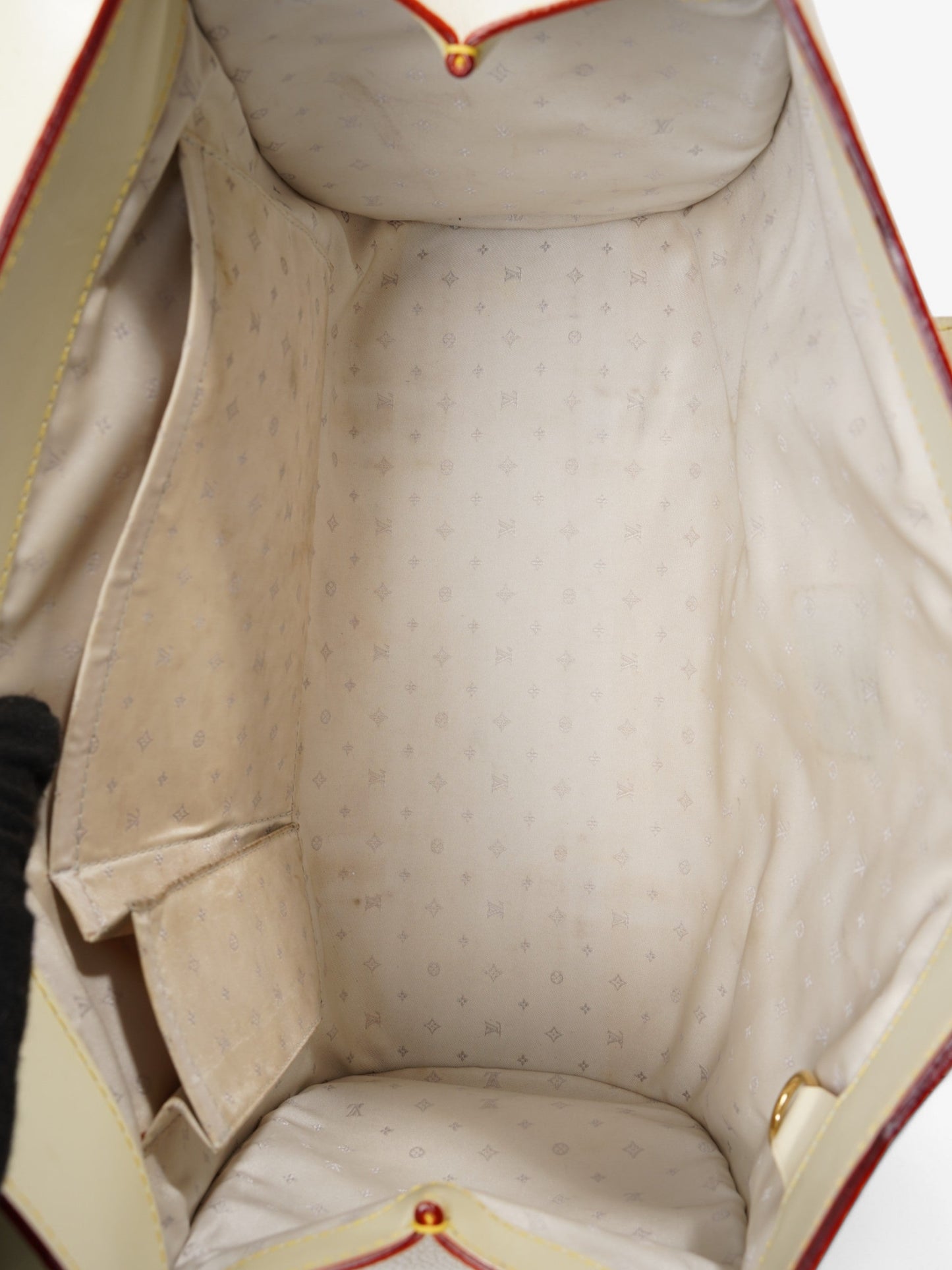 Louis Vuitton Suhali L'Epanoui Cream / Yellow Leather PM