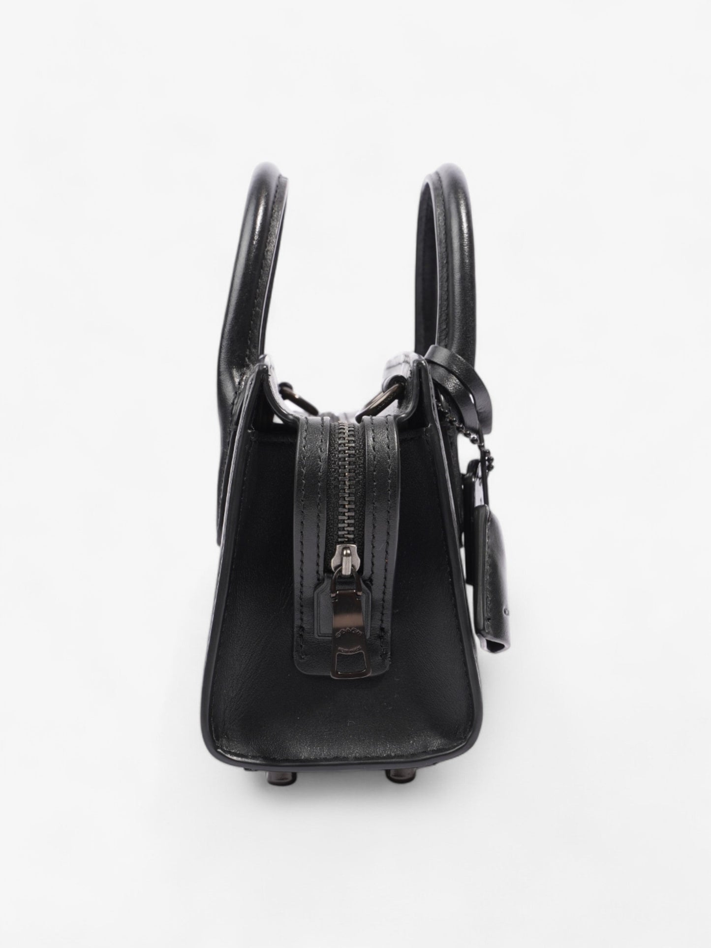 Coach Andrea Carryall Bag Black Leather