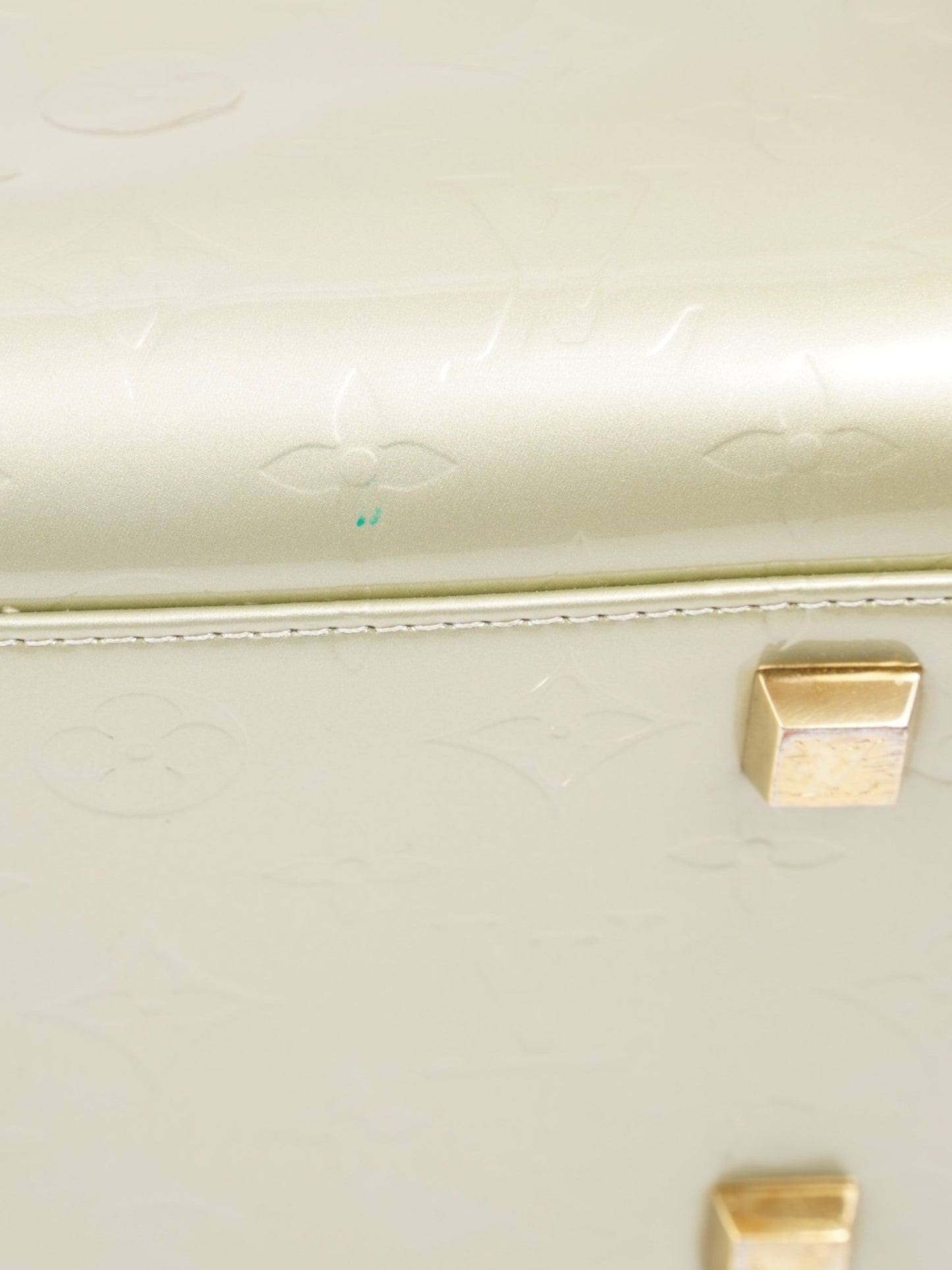 Louis Vuitton Tompkins Square Monogram Vernis / Light Green Vernis Leather