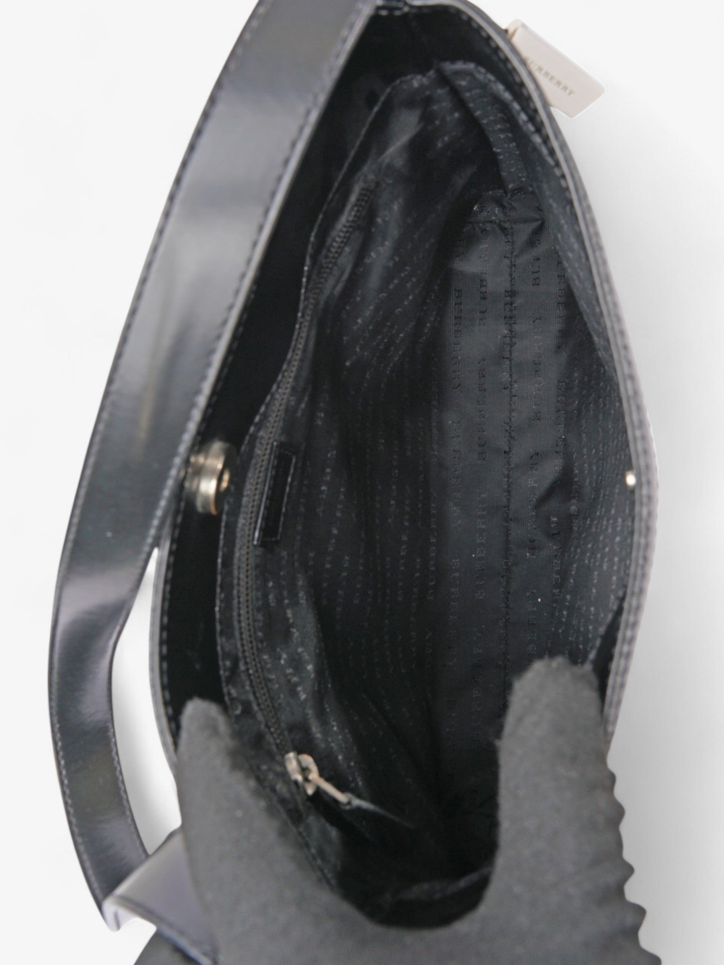Burberry Vintage Shoulder Bag Nova Check / Black Canvas