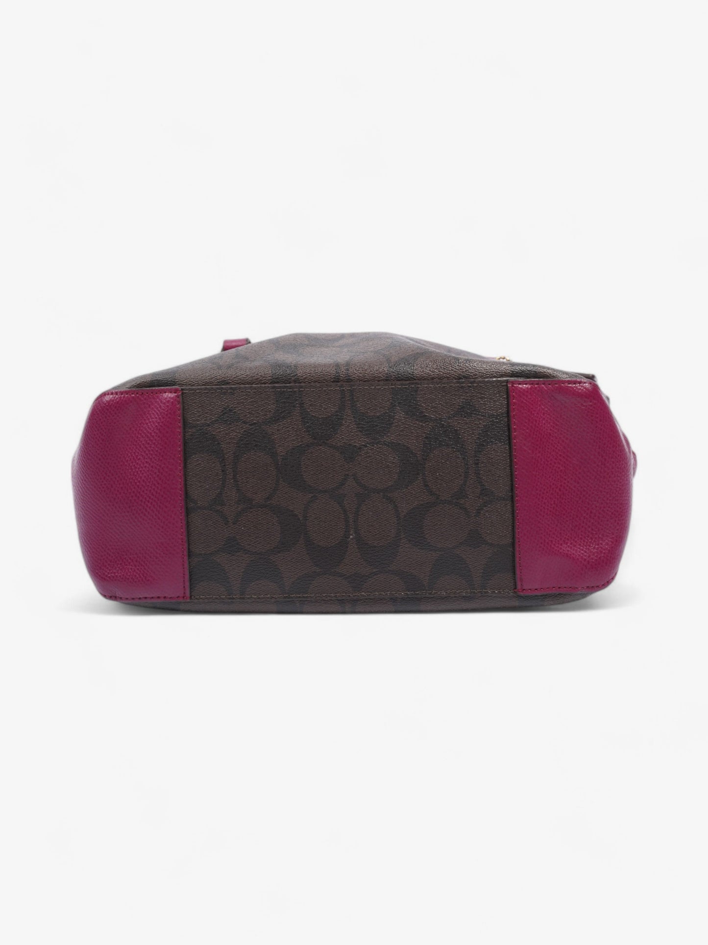 Coach Gallery Tote Brown / Magenta Canvas