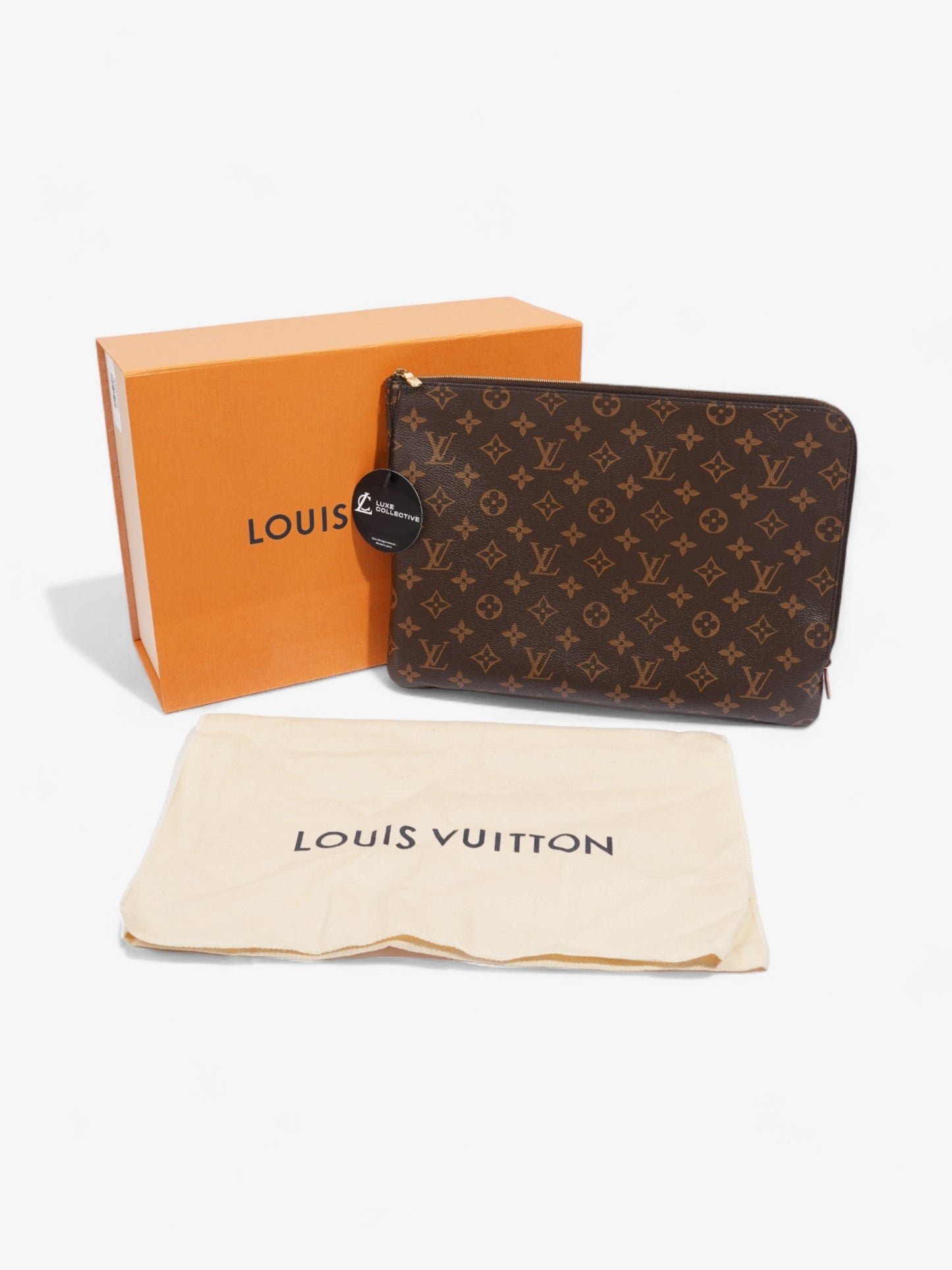 Louis Vuitton Poche Documents Monogram Coated Canvas