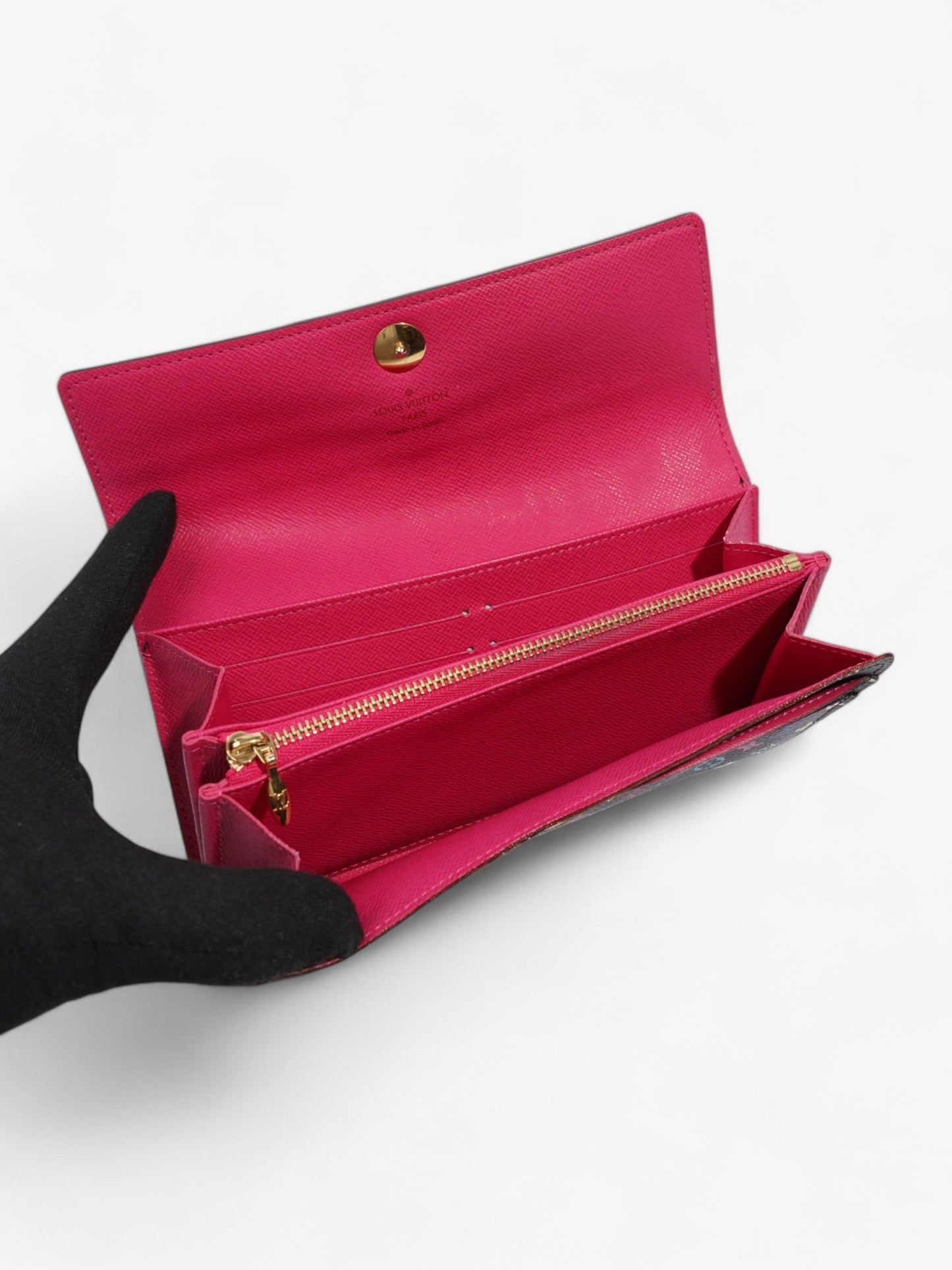 Louis Vuitton Wallet Black / Multicolour Coated Canvas