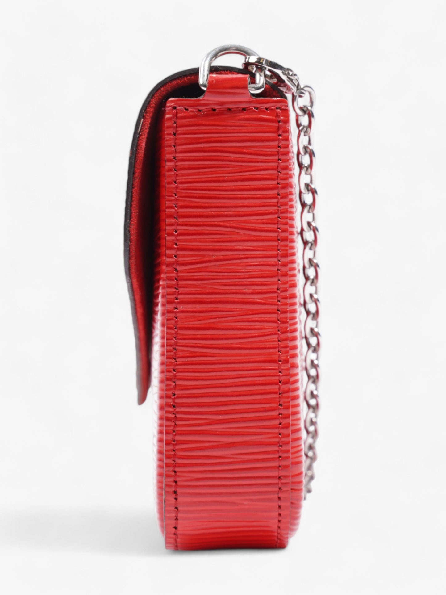 Louis Vuitton Pochette Felicie Red Epi Leather