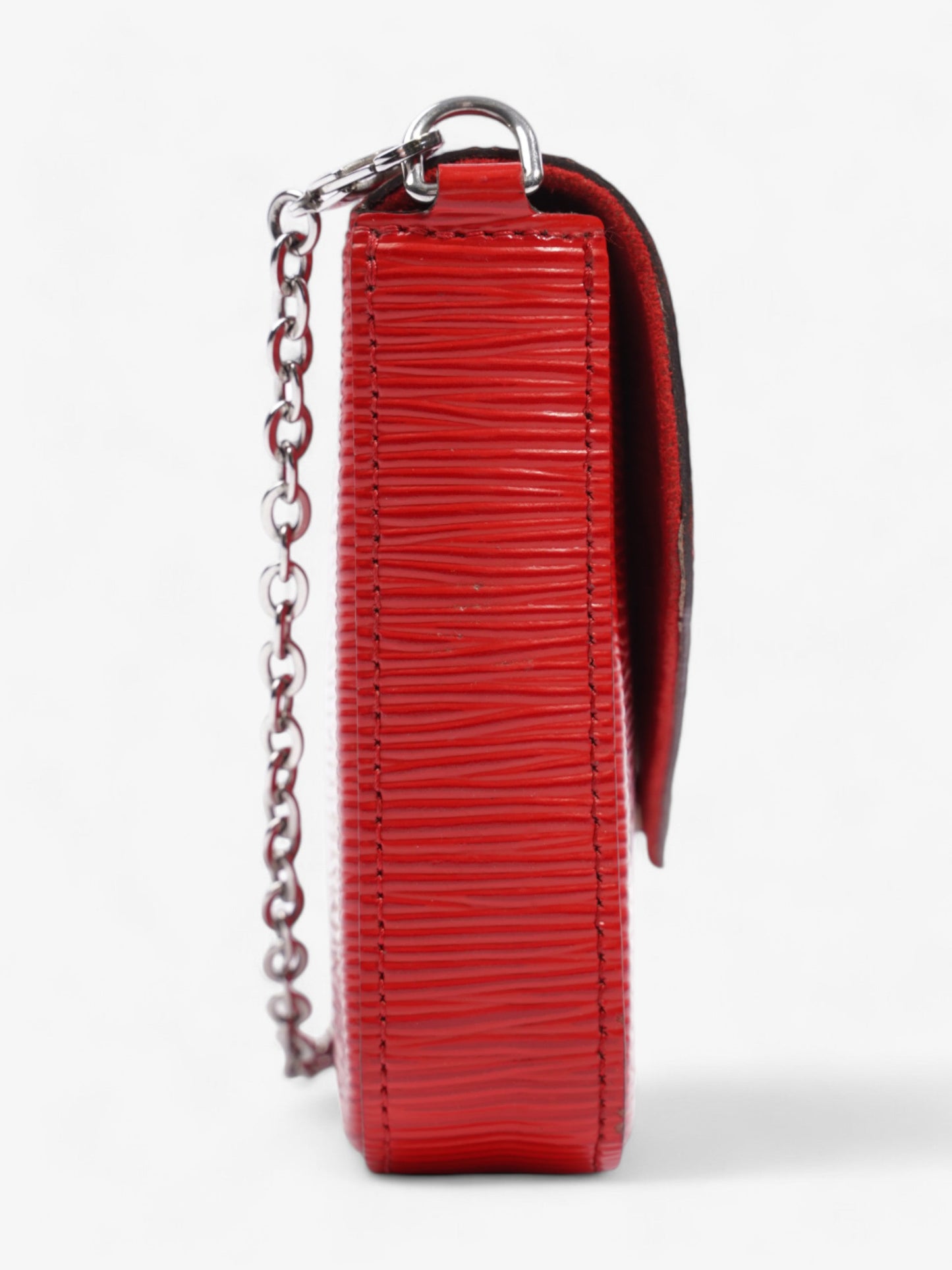 Louis Vuitton Pochette Felicie Red Epi Leather