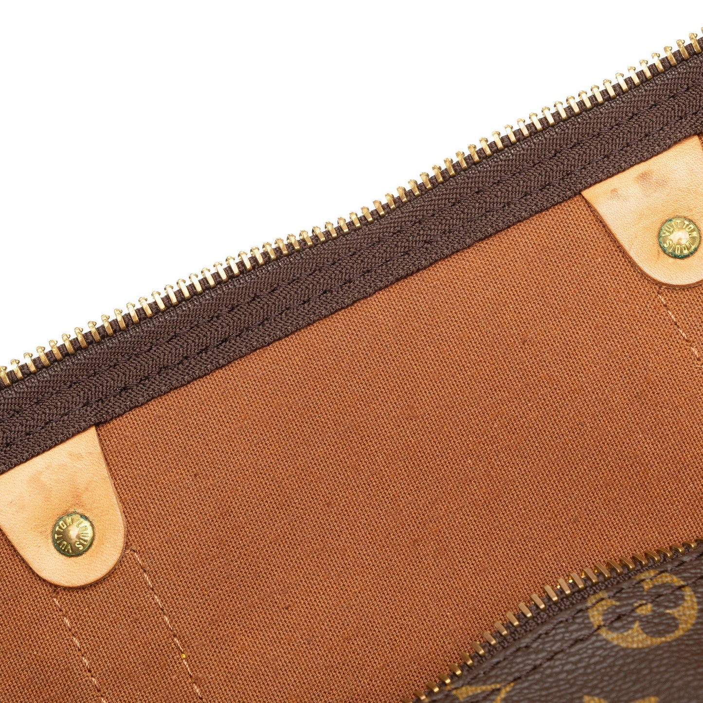 Brown Louis Vuitton Monogram Keepall 50 Travel Bag