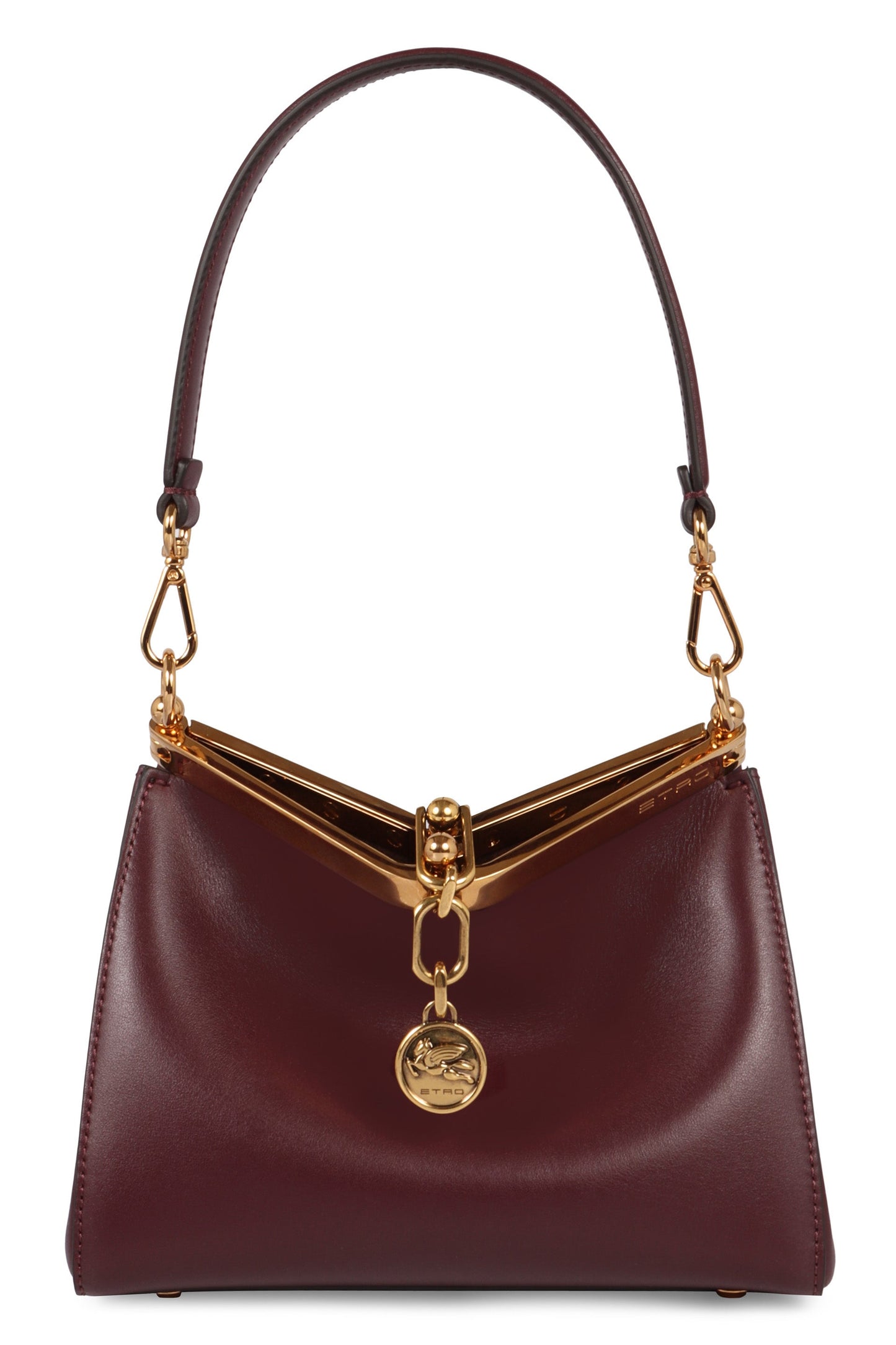 GARNET SAIL BAG WITH GOLDEN CLOSURE