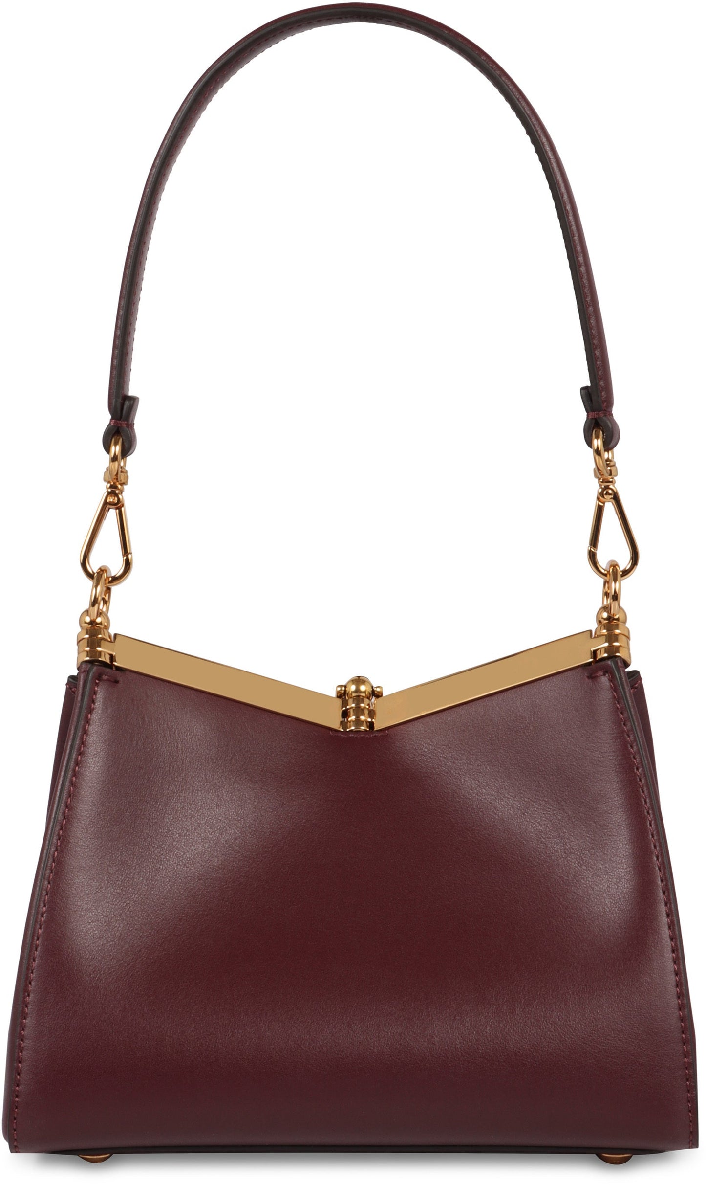 GARNET SAIL BAG WITH GOLDEN CLOSURE