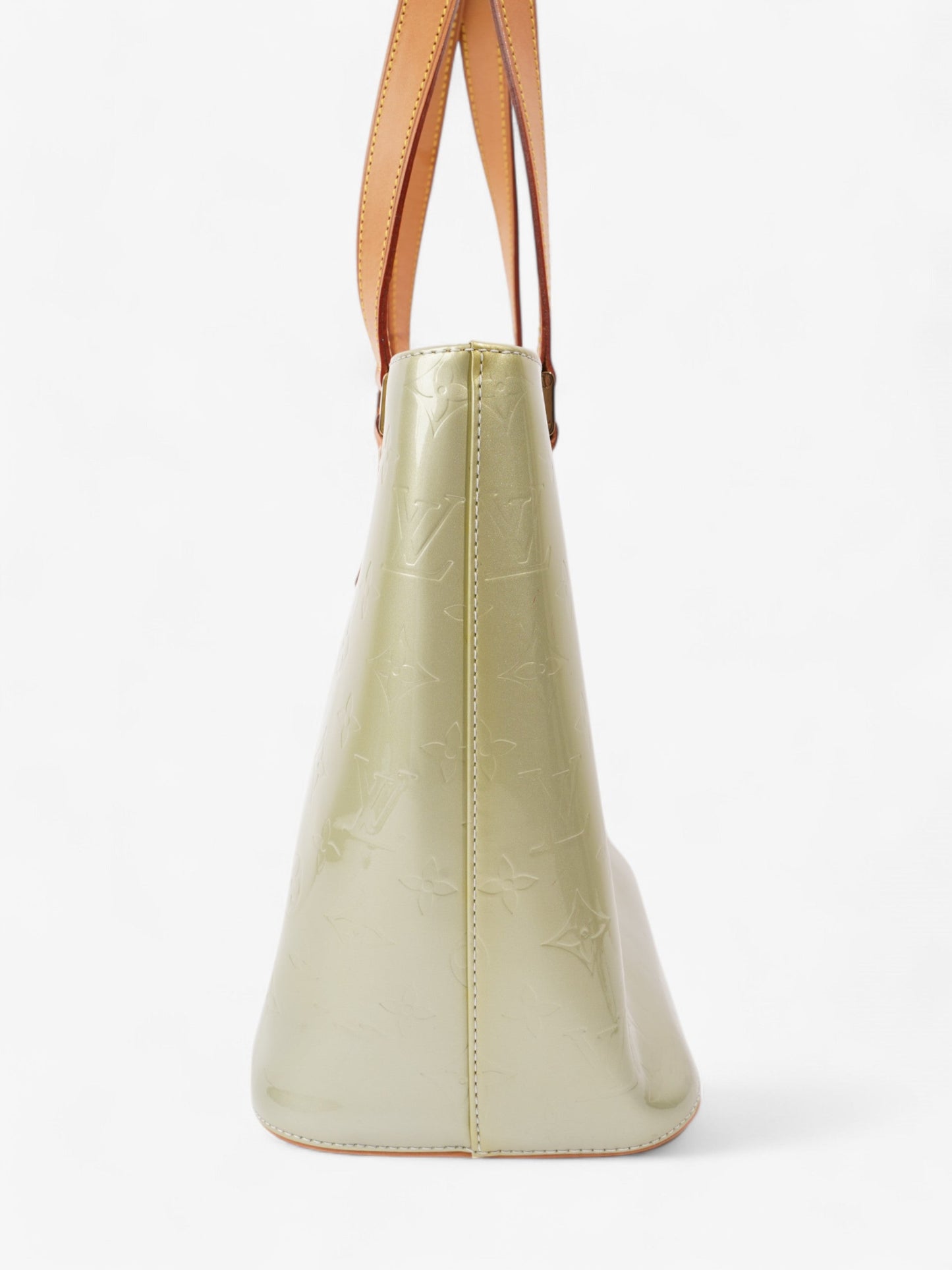 Louis Vuitton Houston Monogram Vernis / Apple Green Vernis Leather