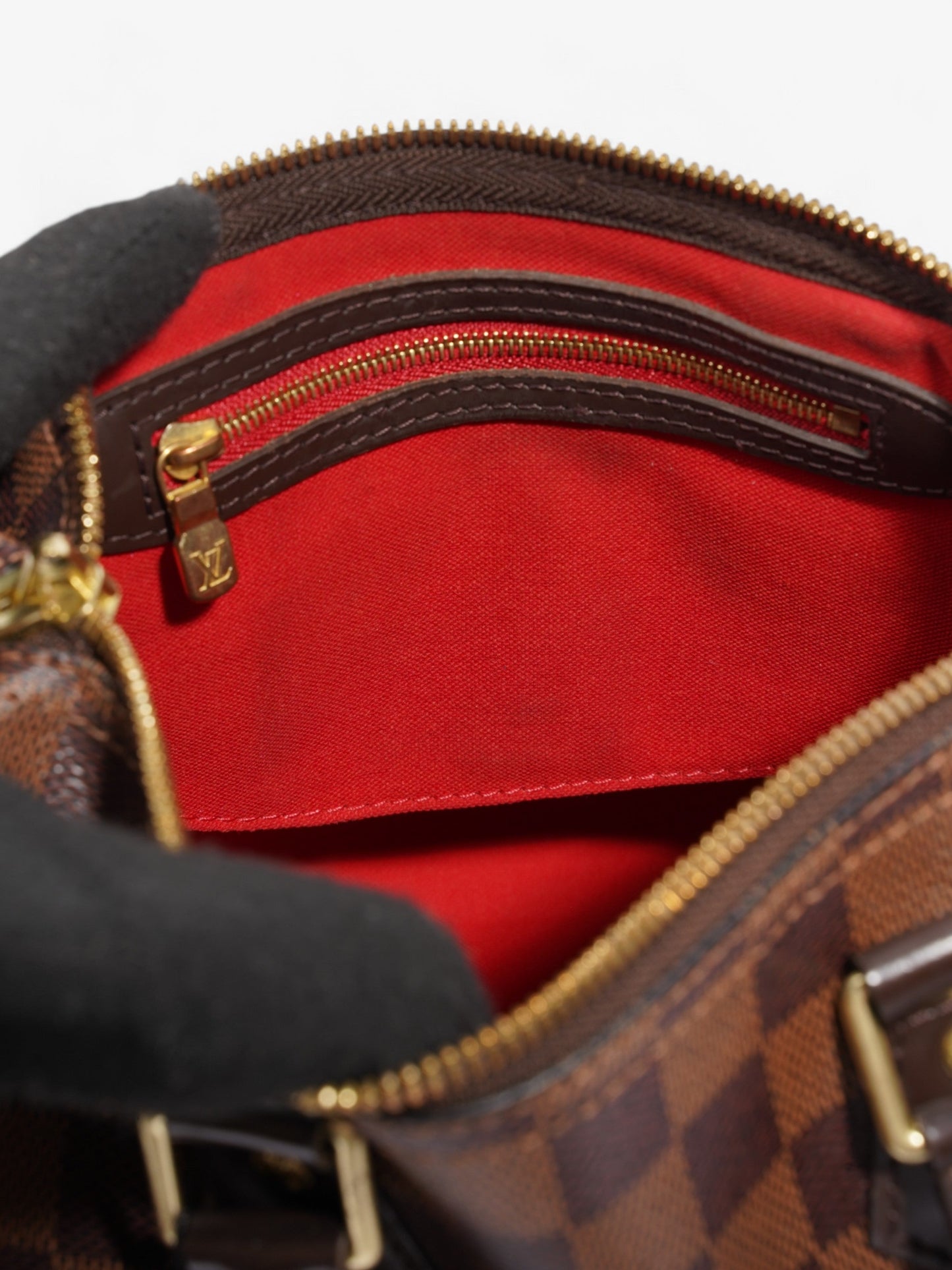 Louis Vuitton Speedy Bandouli猫re Damier Ebene Coated Canvas 25
