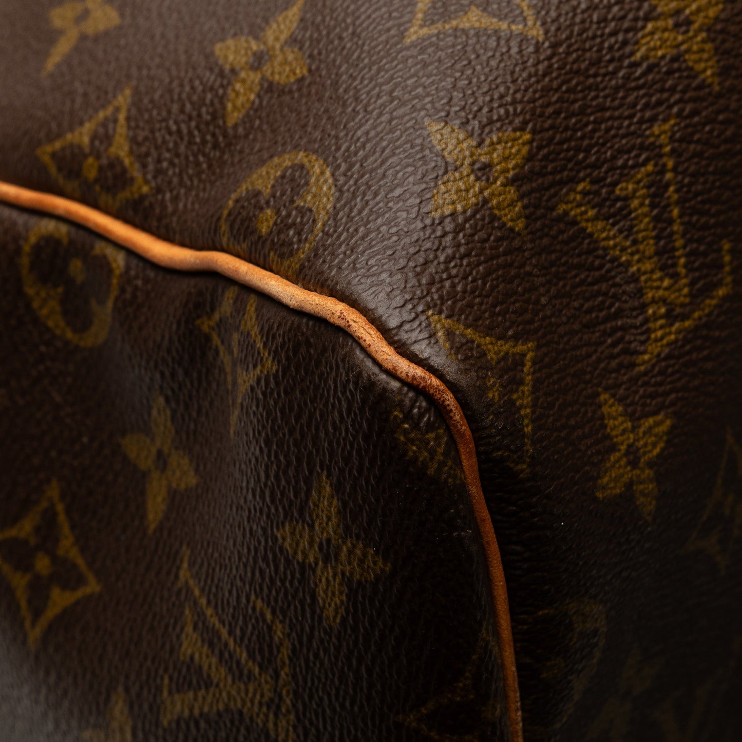 Brown Louis Vuitton Monogram Keepall 55 Travel Bag