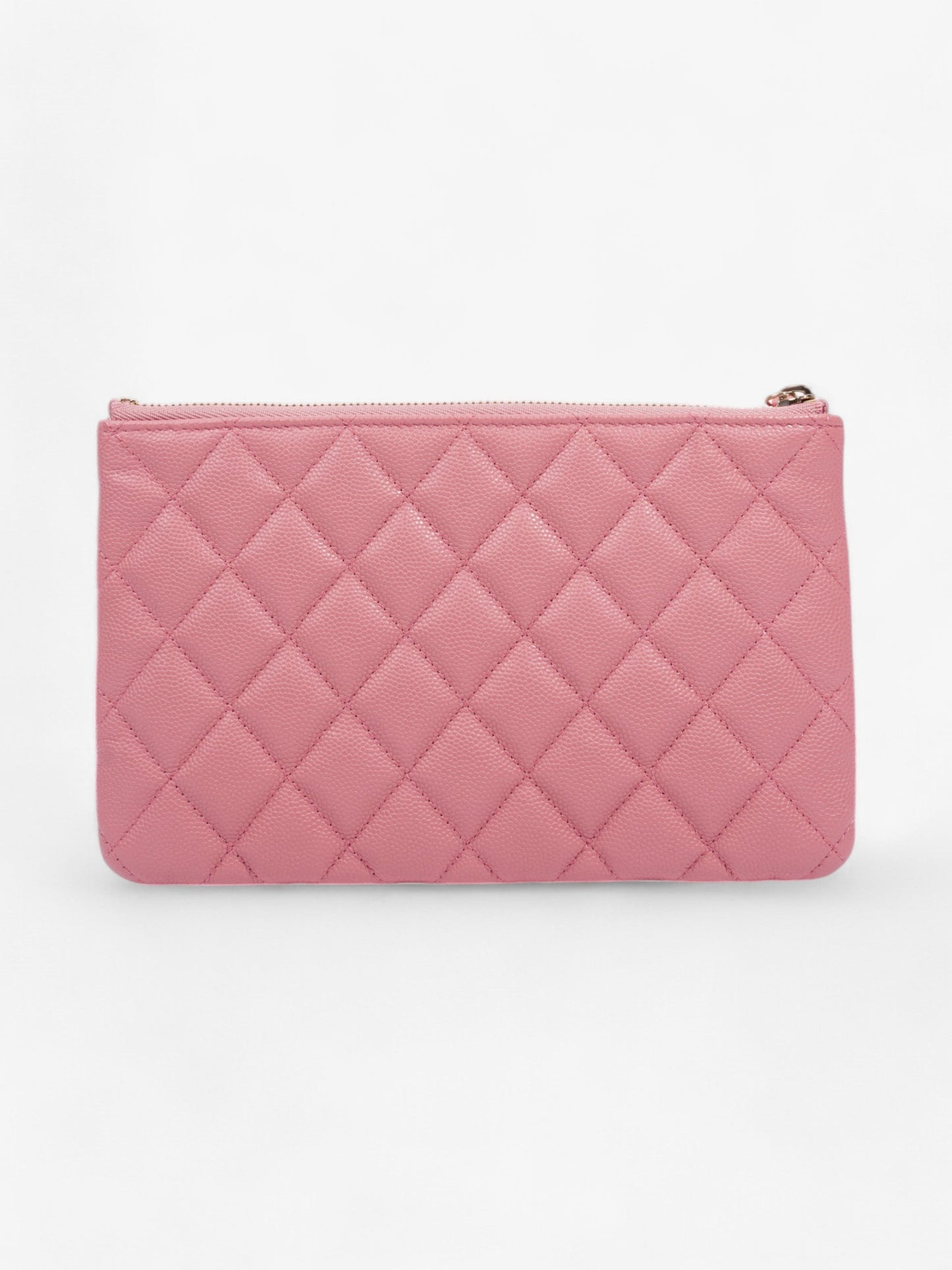 Chanel Coin and Card Purse Pink Caviar Leather
