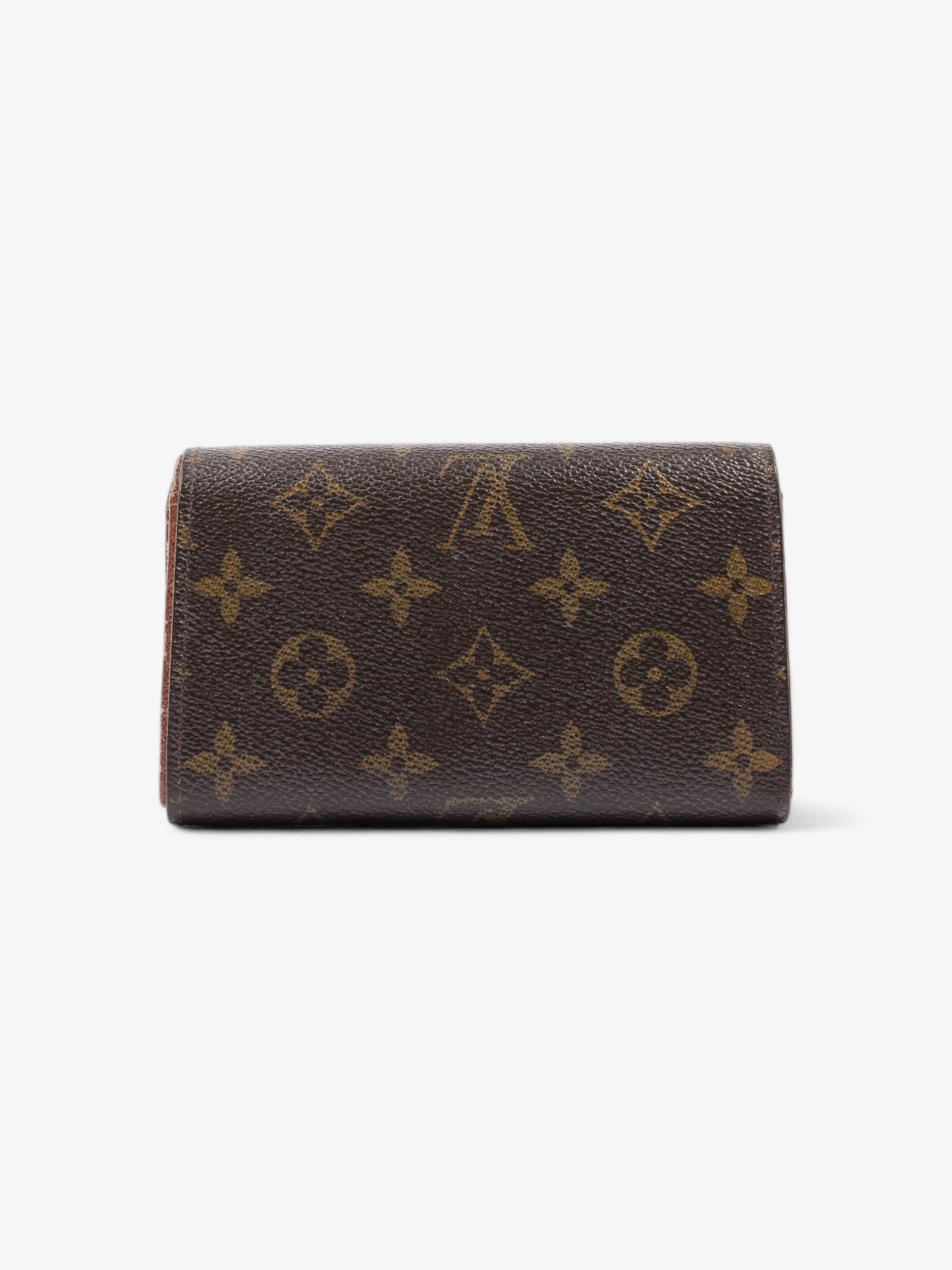 Louis Vuitton Portefeuil-Tr茅sor Compact Wallet Monogram Coated Canvas