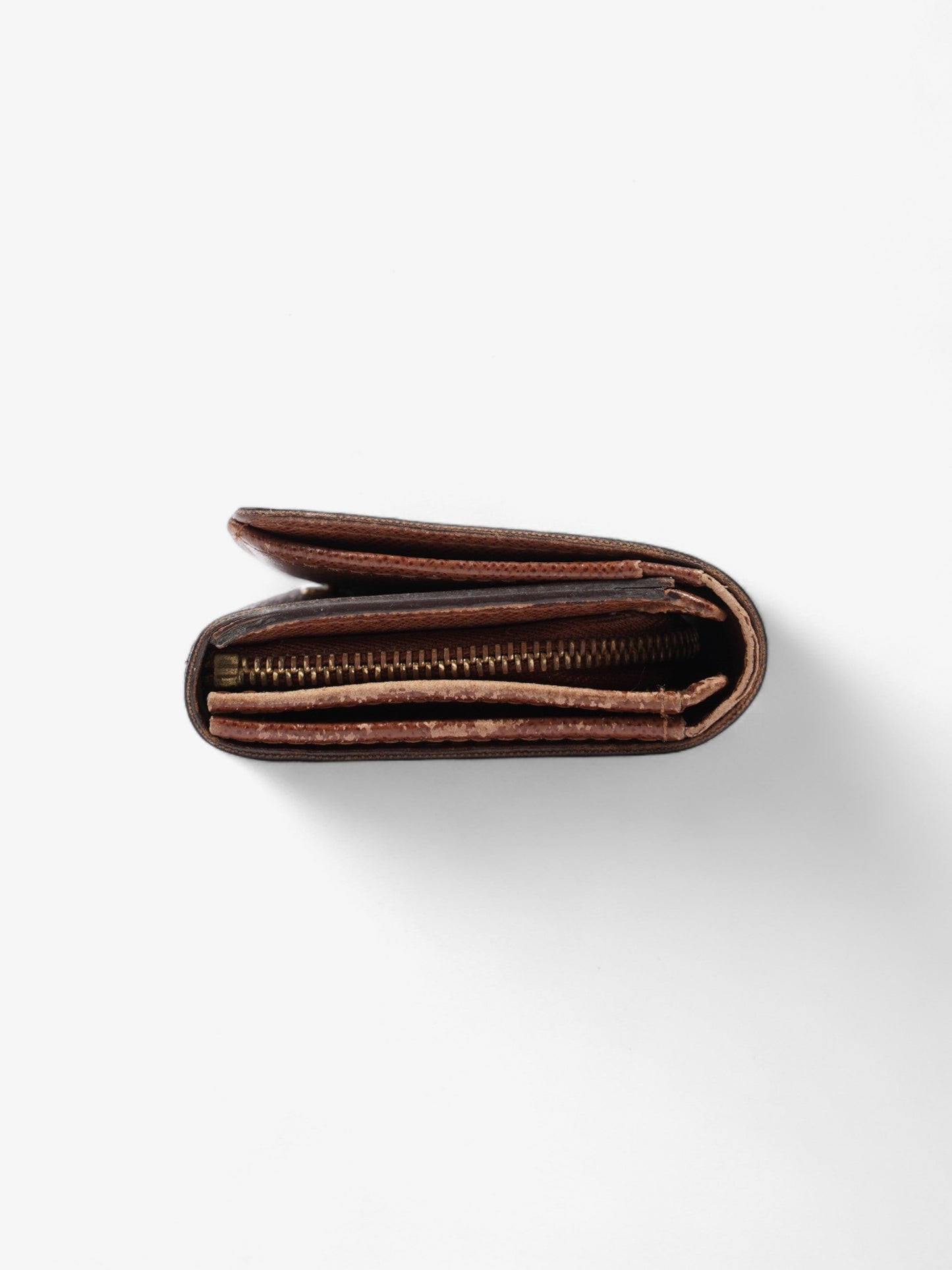 Louis Vuitton Portefeuil-Tr茅sor Compact Wallet Monogram Coated Canvas