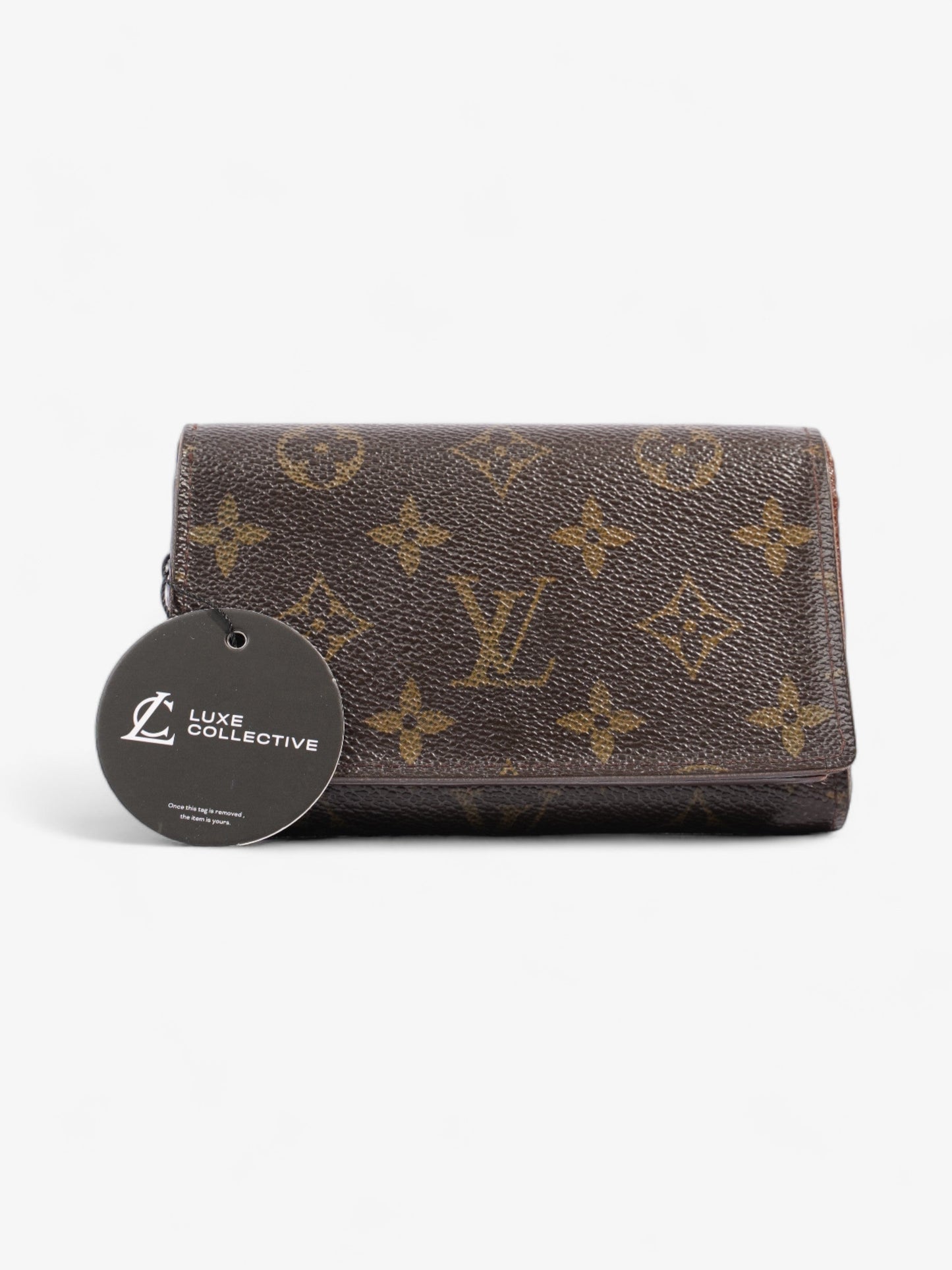Louis Vuitton Portefeuil-Tr茅sor Compact Wallet Monogram Coated Canvas