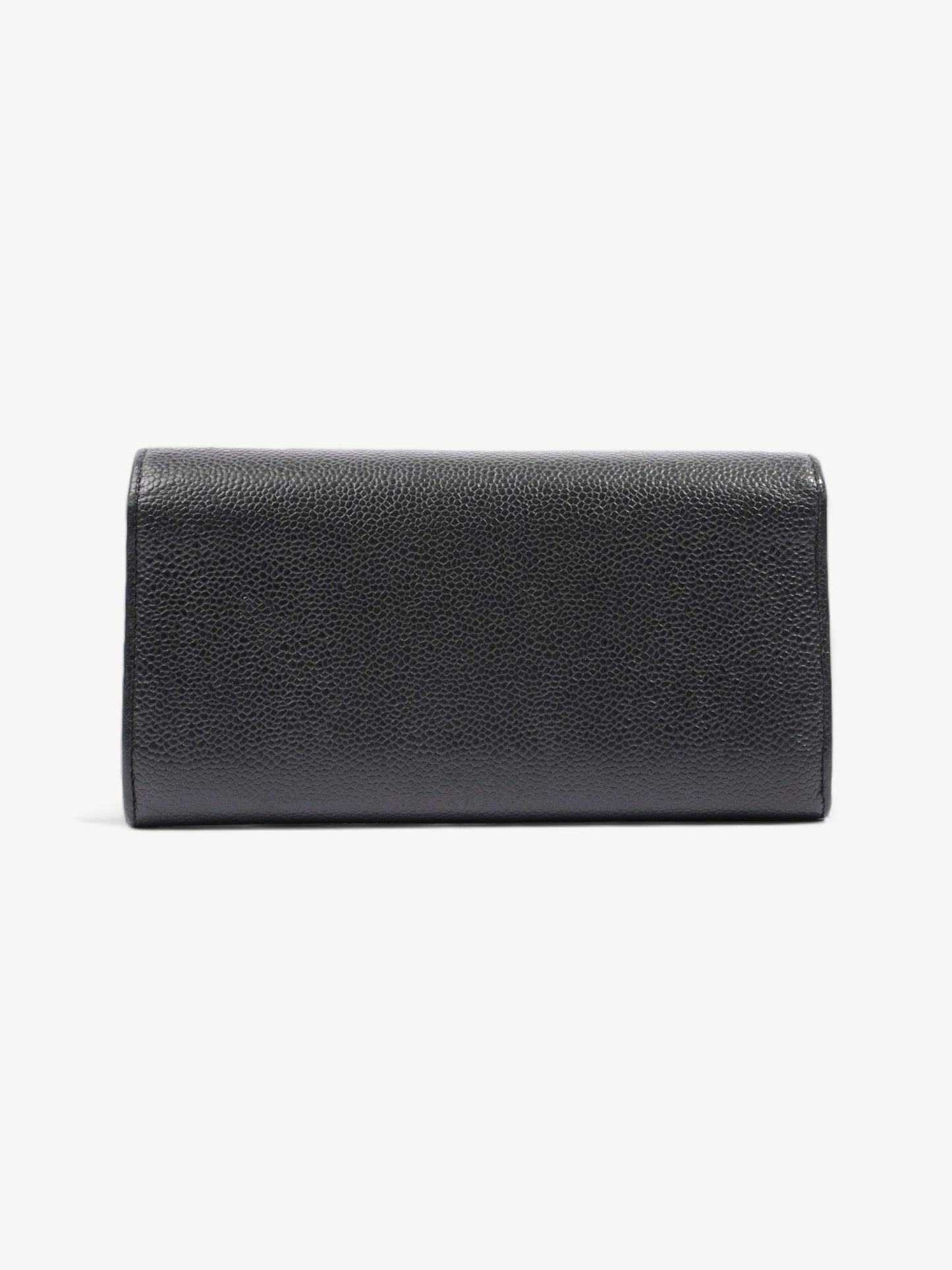 Chanel Coco Mark Caviar Wallet Black Black Caviar Leather