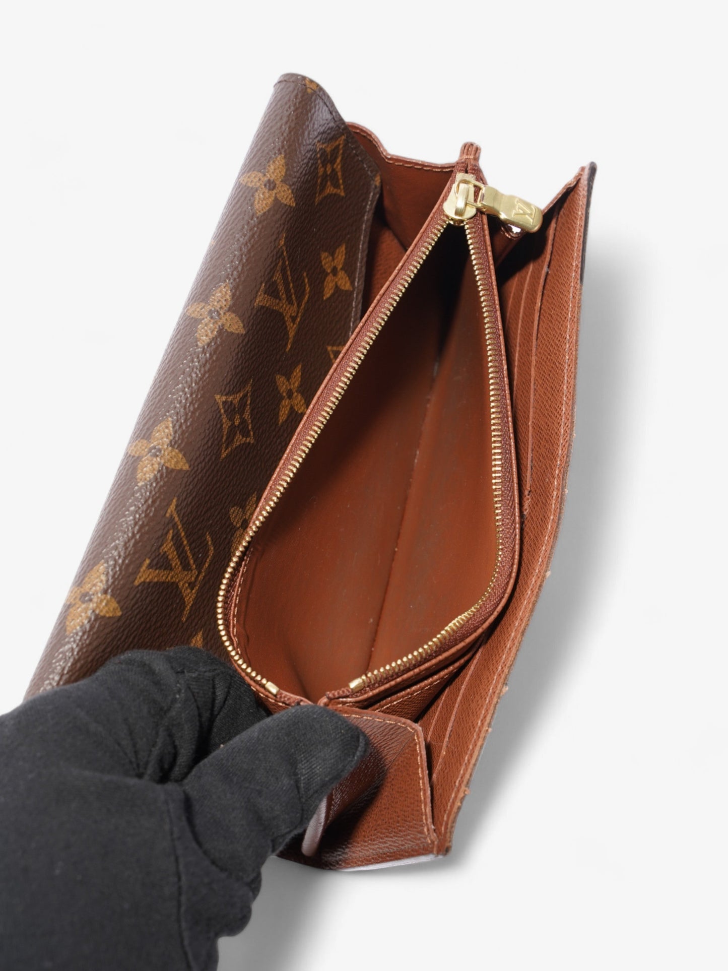 Louis Vuitton Sarah Wallet Monogram Coated Canvas