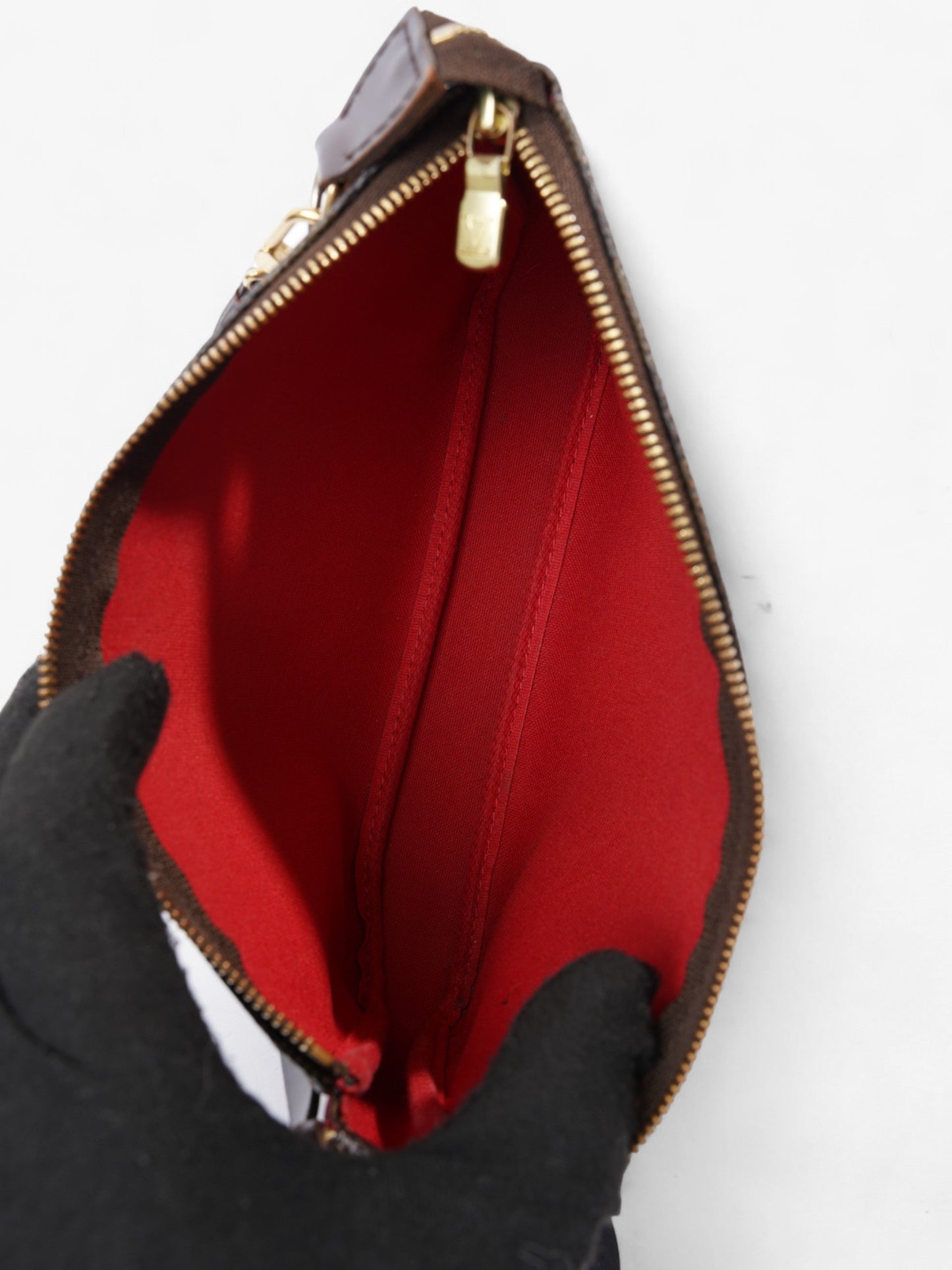 Louis Vuitton Pochette Accessoires Damier Ebene Coated Canvas