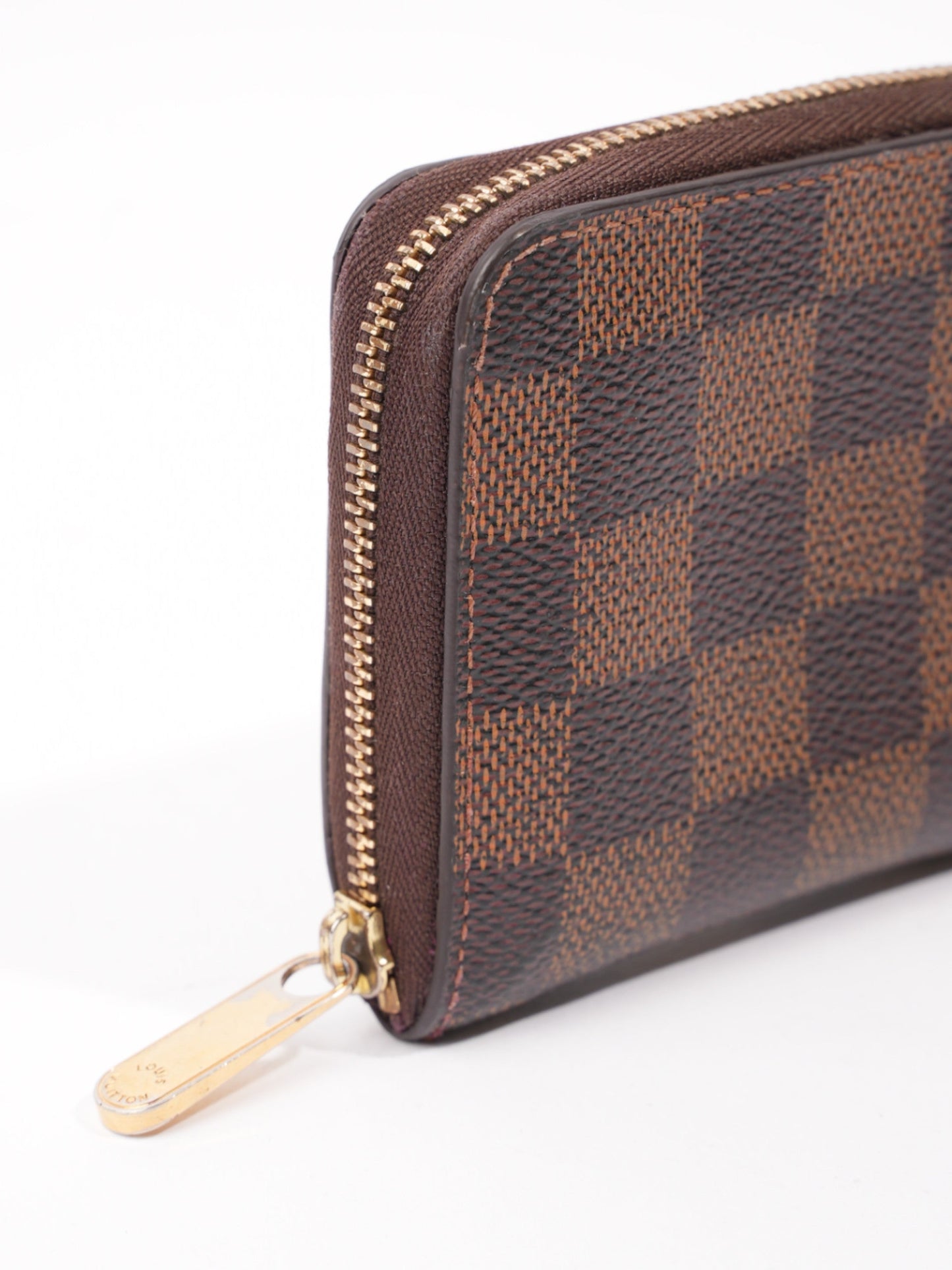 Louis Vuitton Zippy Wallet Damier Ebene Coated Canvas