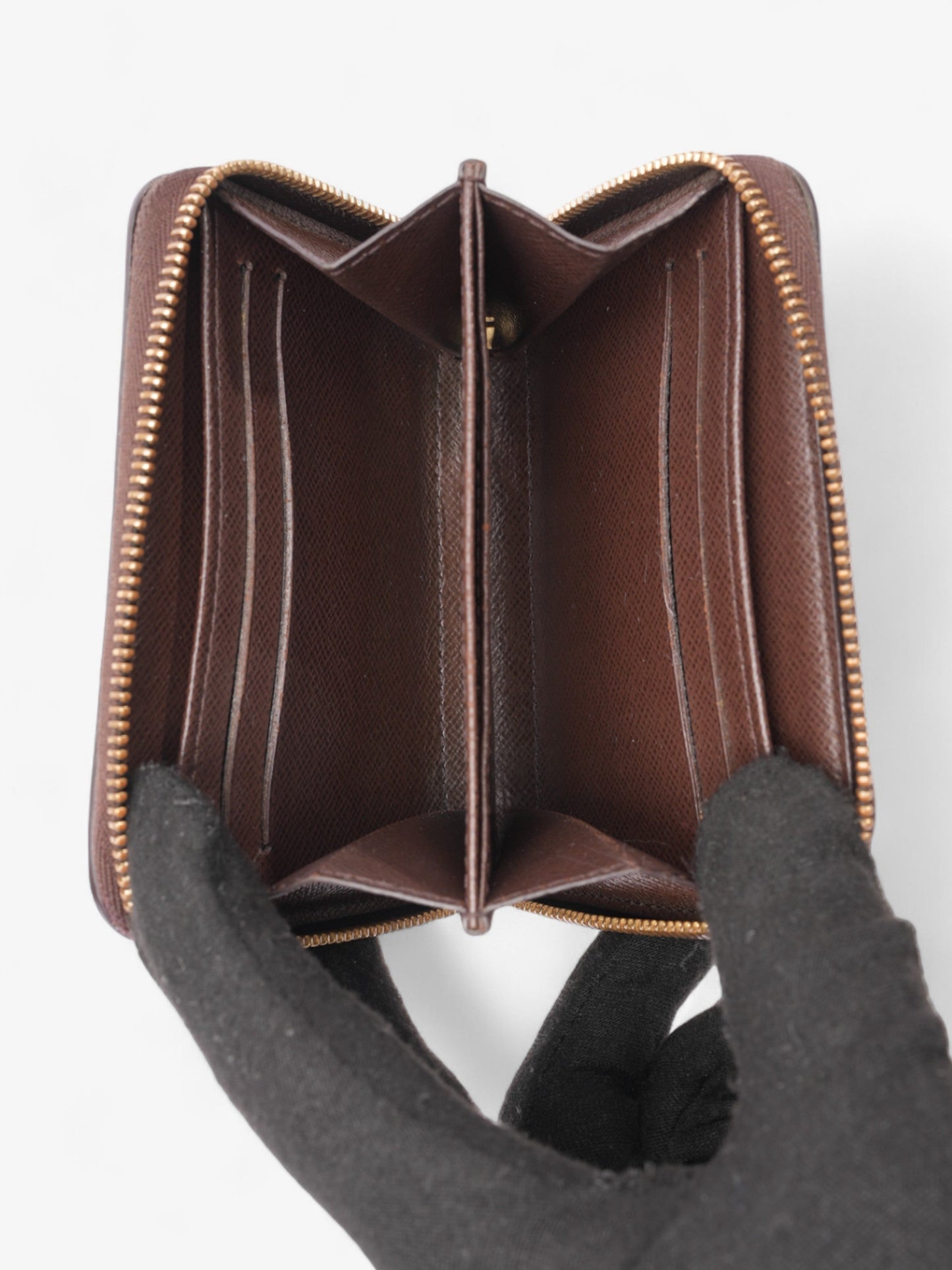 Louis Vuitton Zippy Wallet Damier Ebene Coated Canvas