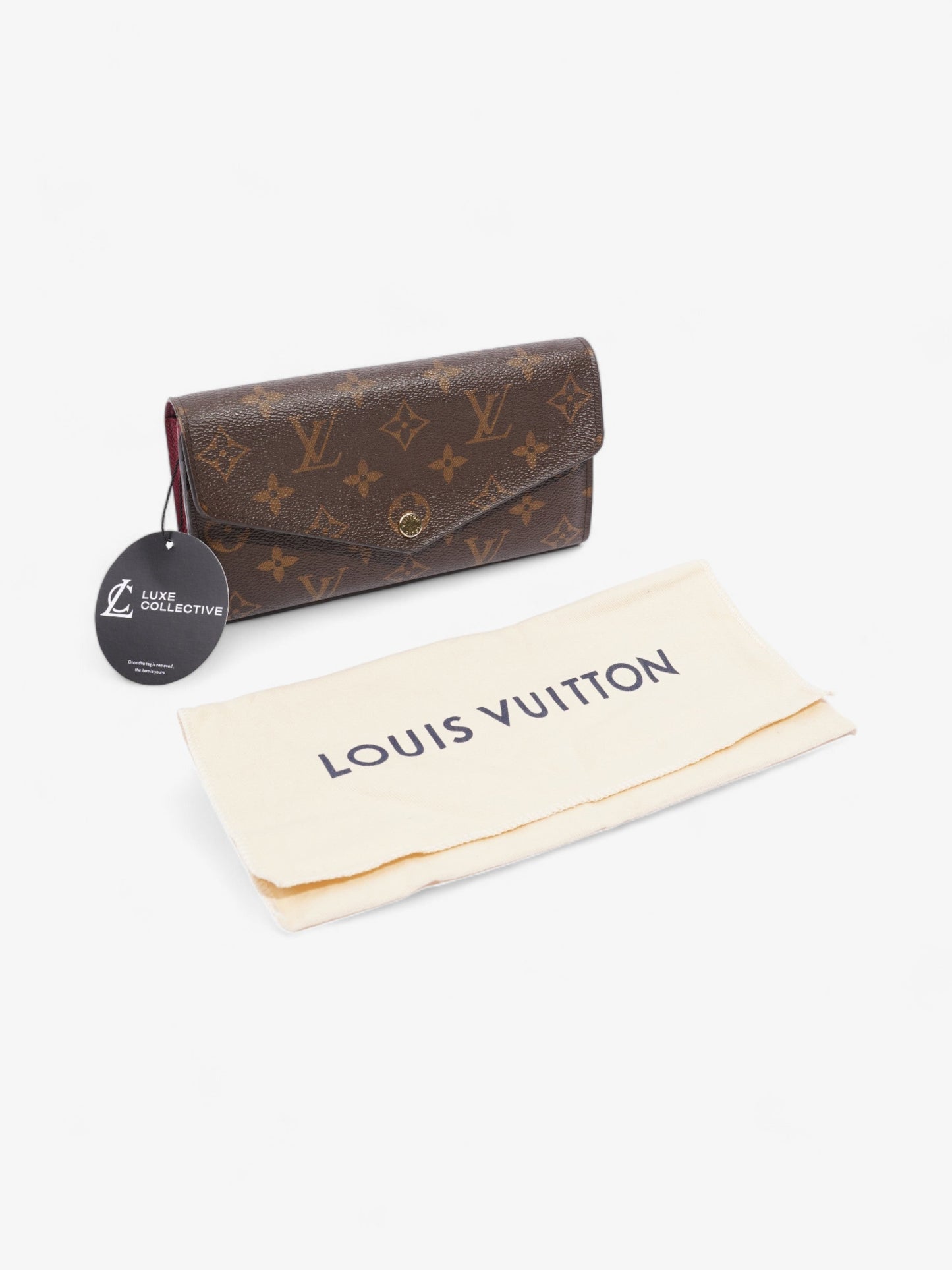 Louis Vuitton Sarah Wallet Monogram Coated Canvas