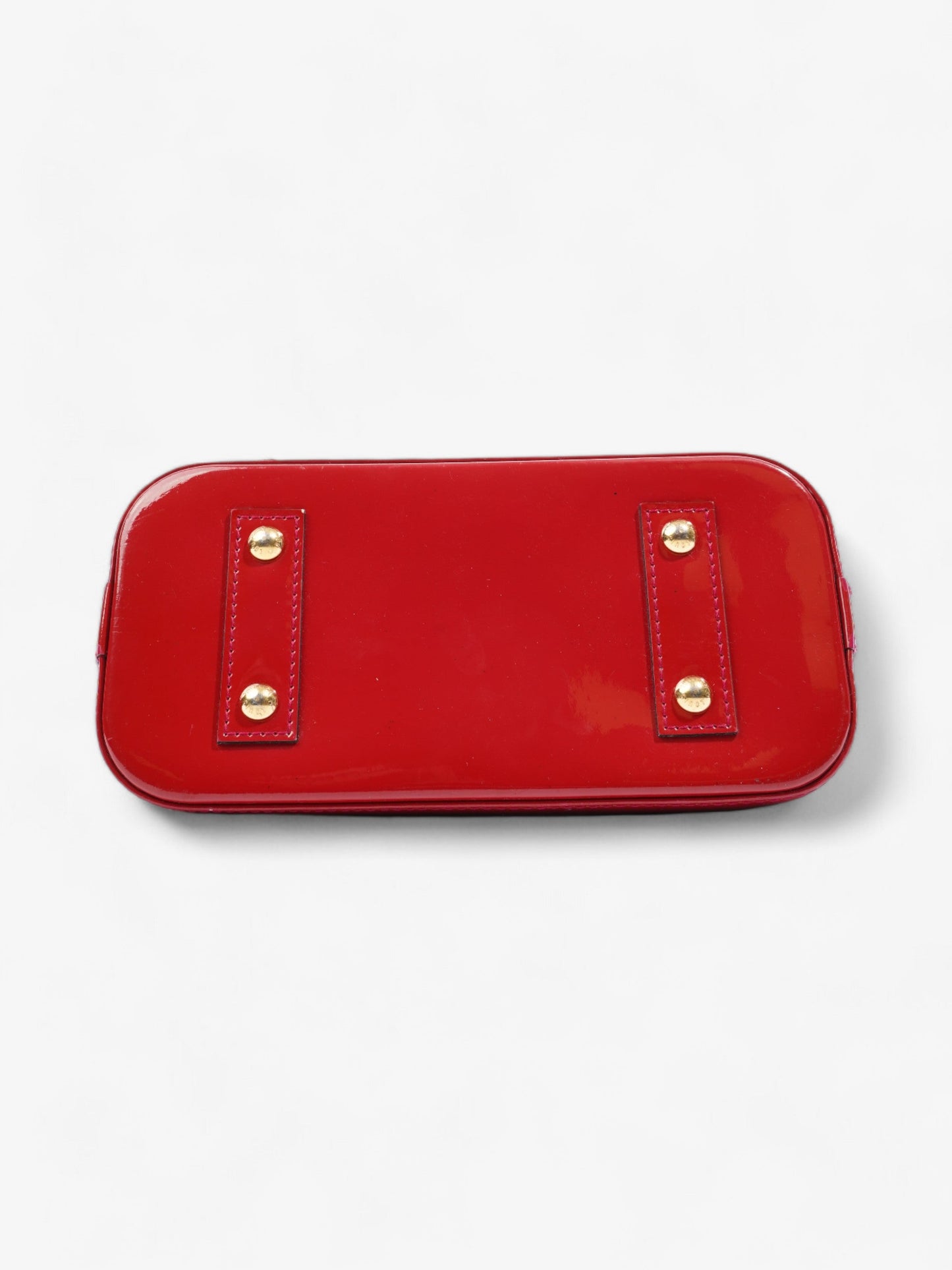 Louis Vuitton Alma Red Monogram Vernis Leather BB