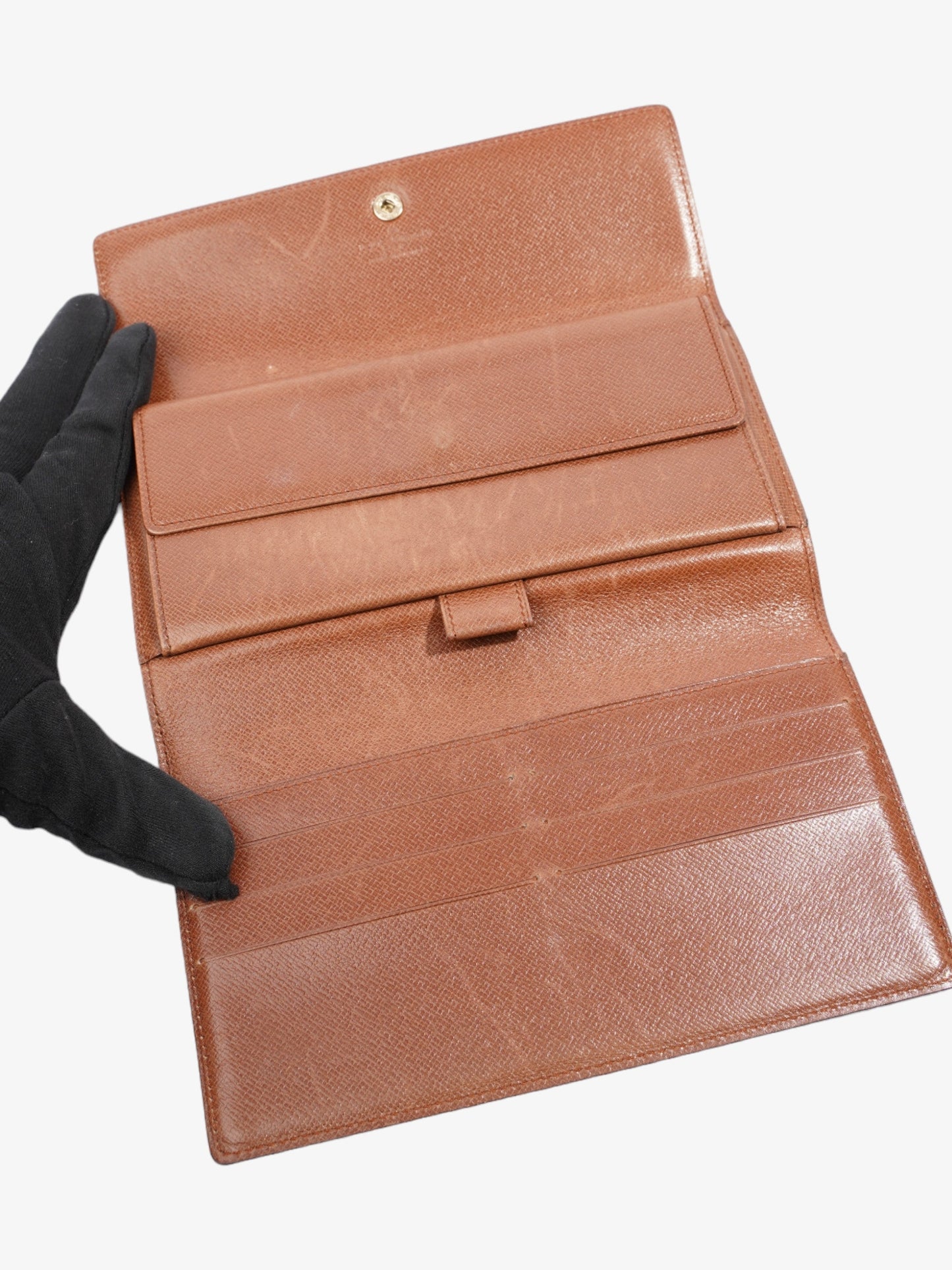 Louis Vuitton Porte Tresor International Wallet Monogram Coated Canvas
