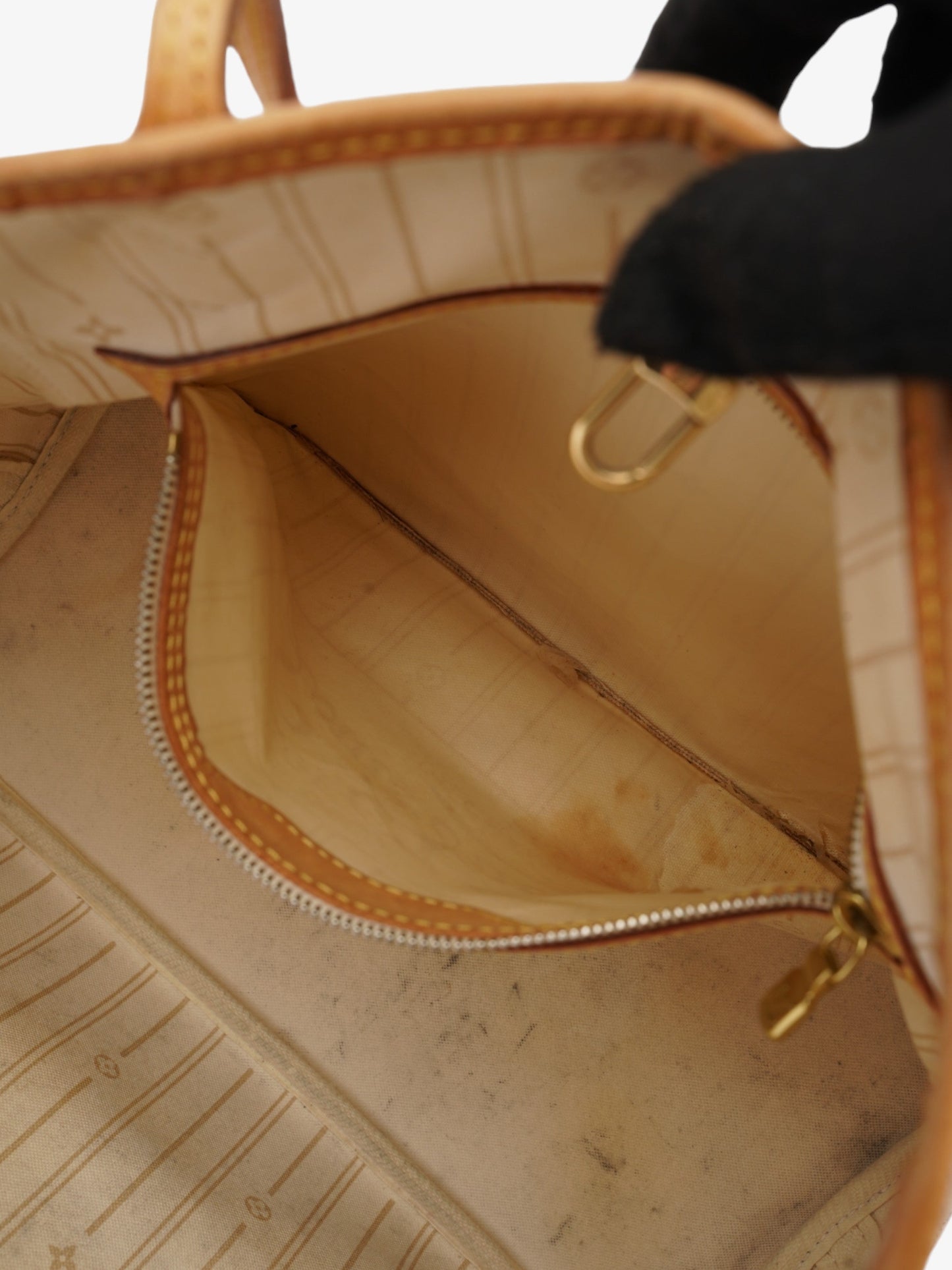 Louis Vuitton Neverfull Damier Azur Coated Canvas MM