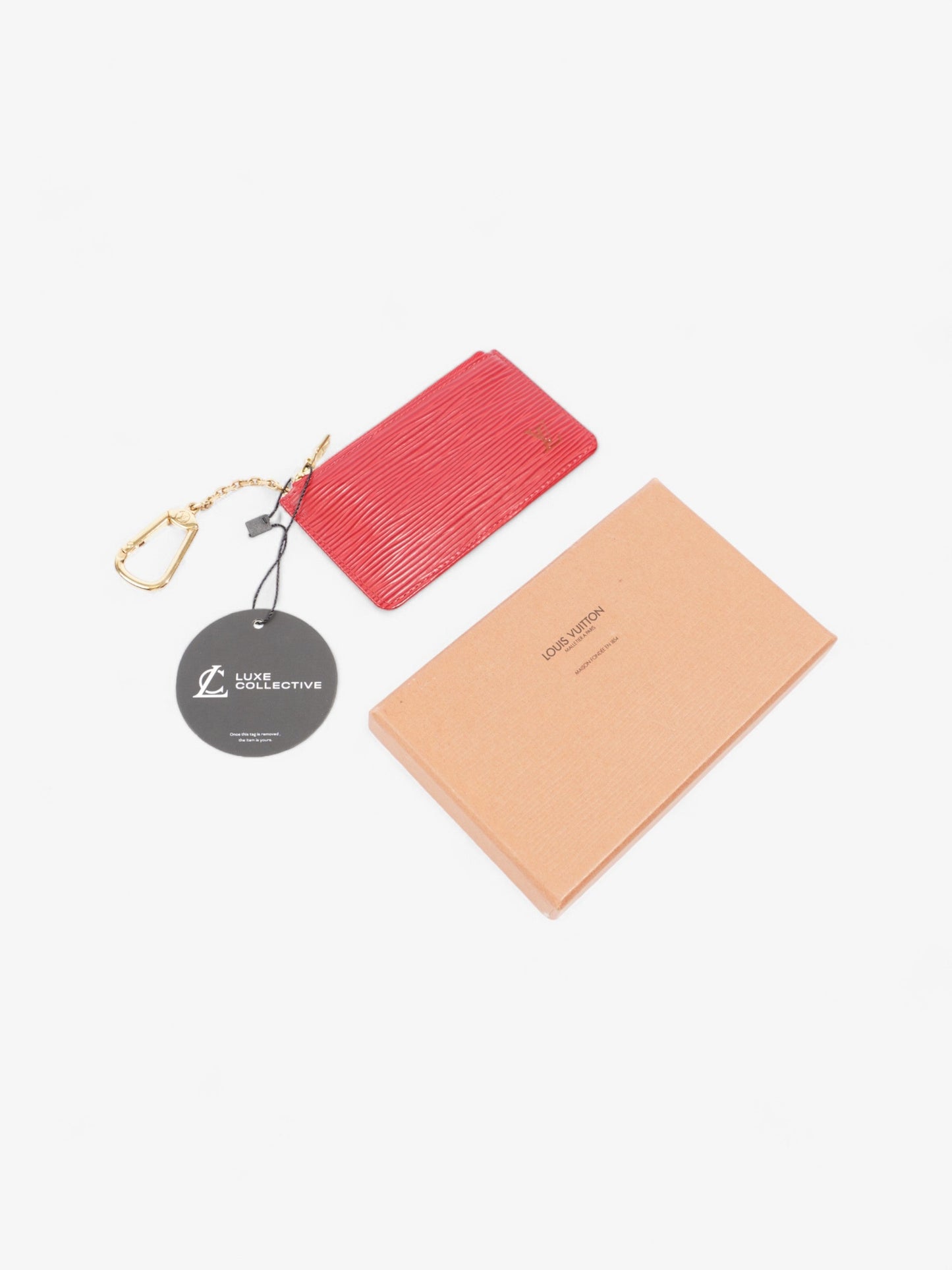 Louis Vuitton Porte Cles Red Epi Leather