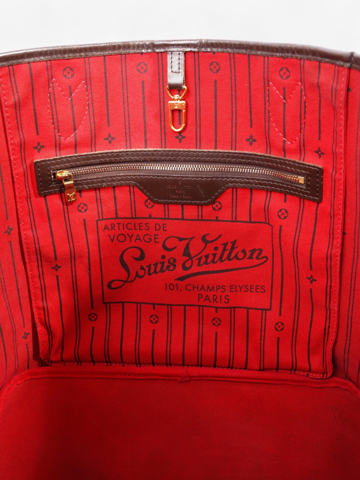 Louis Vuitton Neverfull Damier Ebene Coated Canvas MM