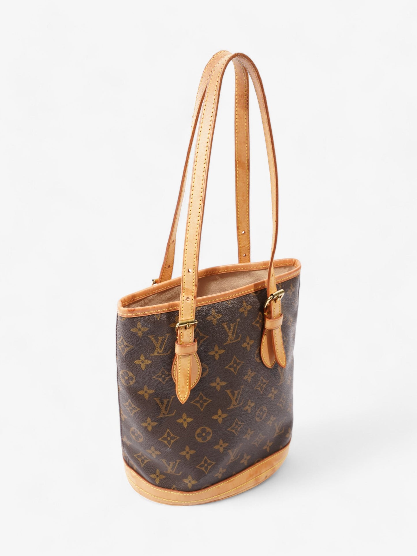 Louis Vuitton Bucket PM  Monogram Coated Canvas PM
