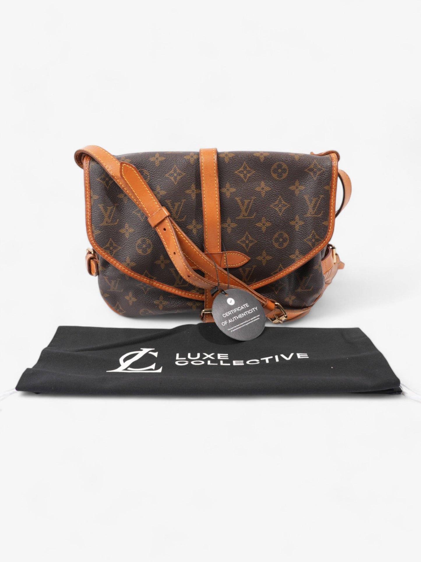 Louis Vuitton Saumur Monogram Coated Canvas 30