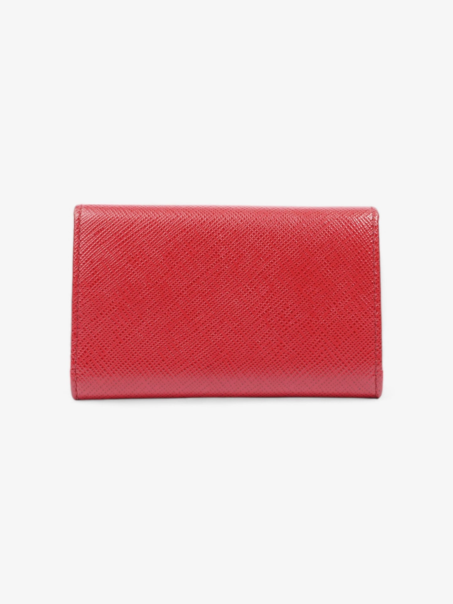 Prada Key Case Red Saffiano Leather