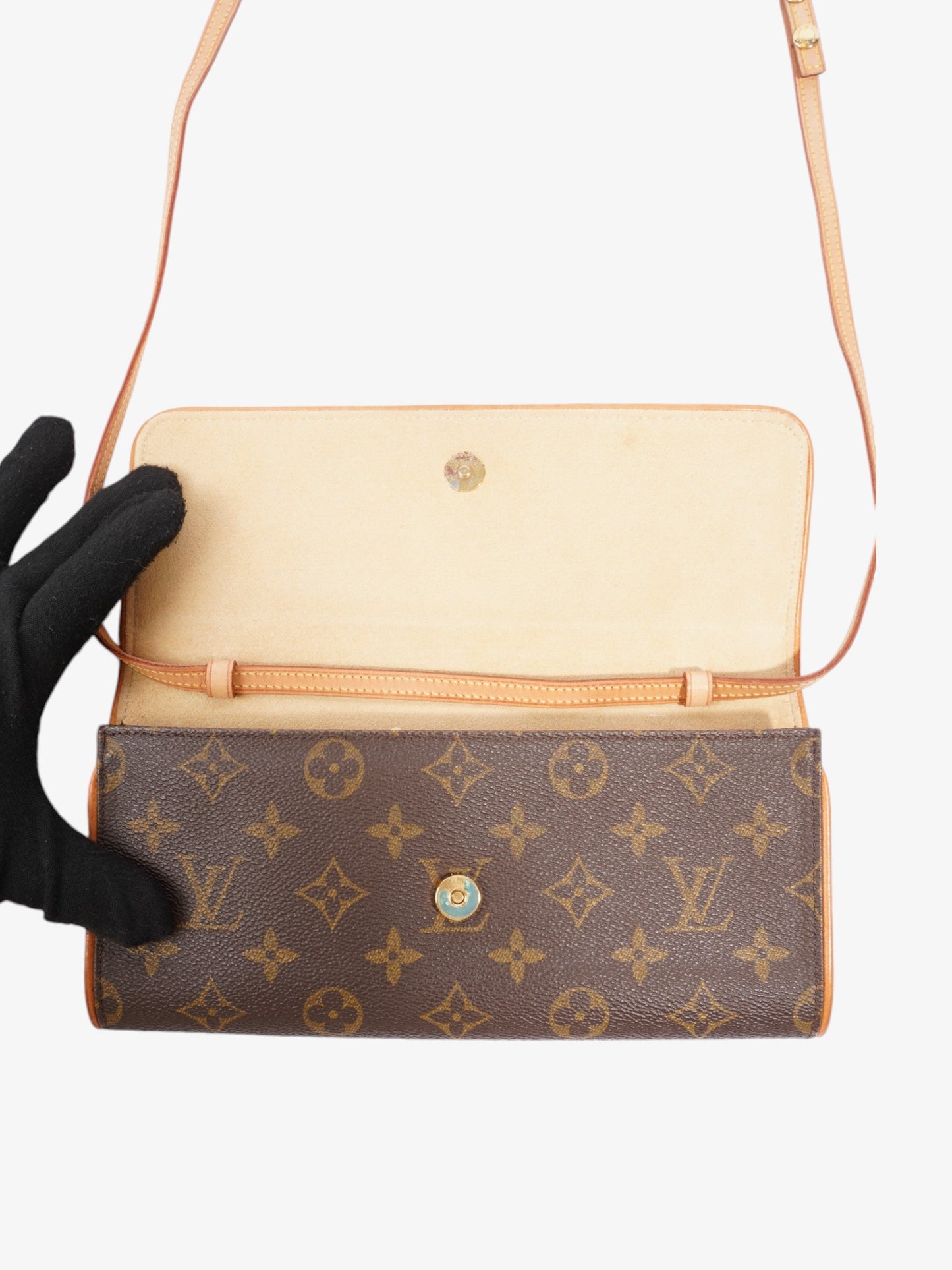 Louis Vuitton Twin Pochette Monogram Coated Canvas GM