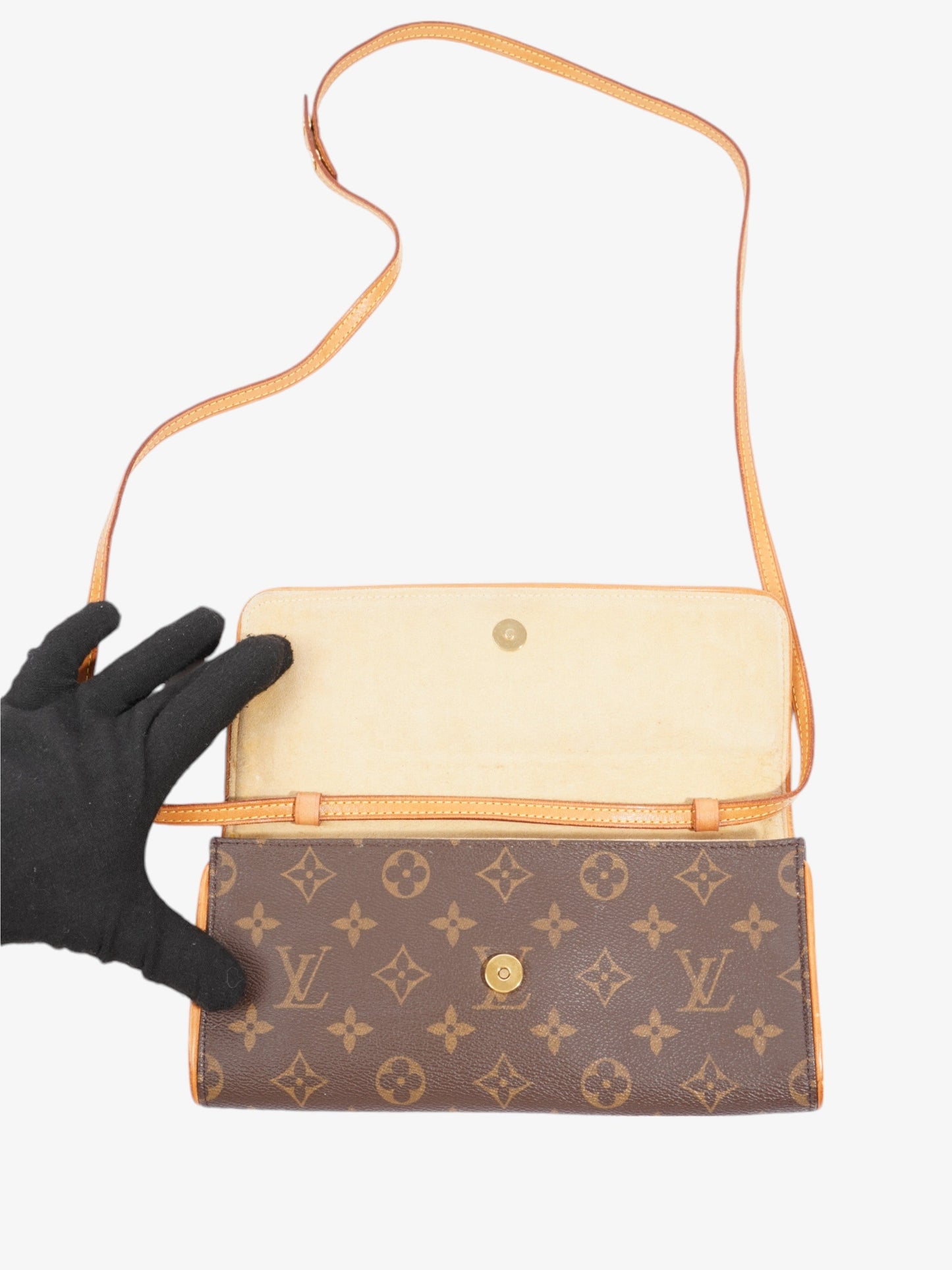 Louis Vuitton Twin Pochette Monogram Coated Canvas GM