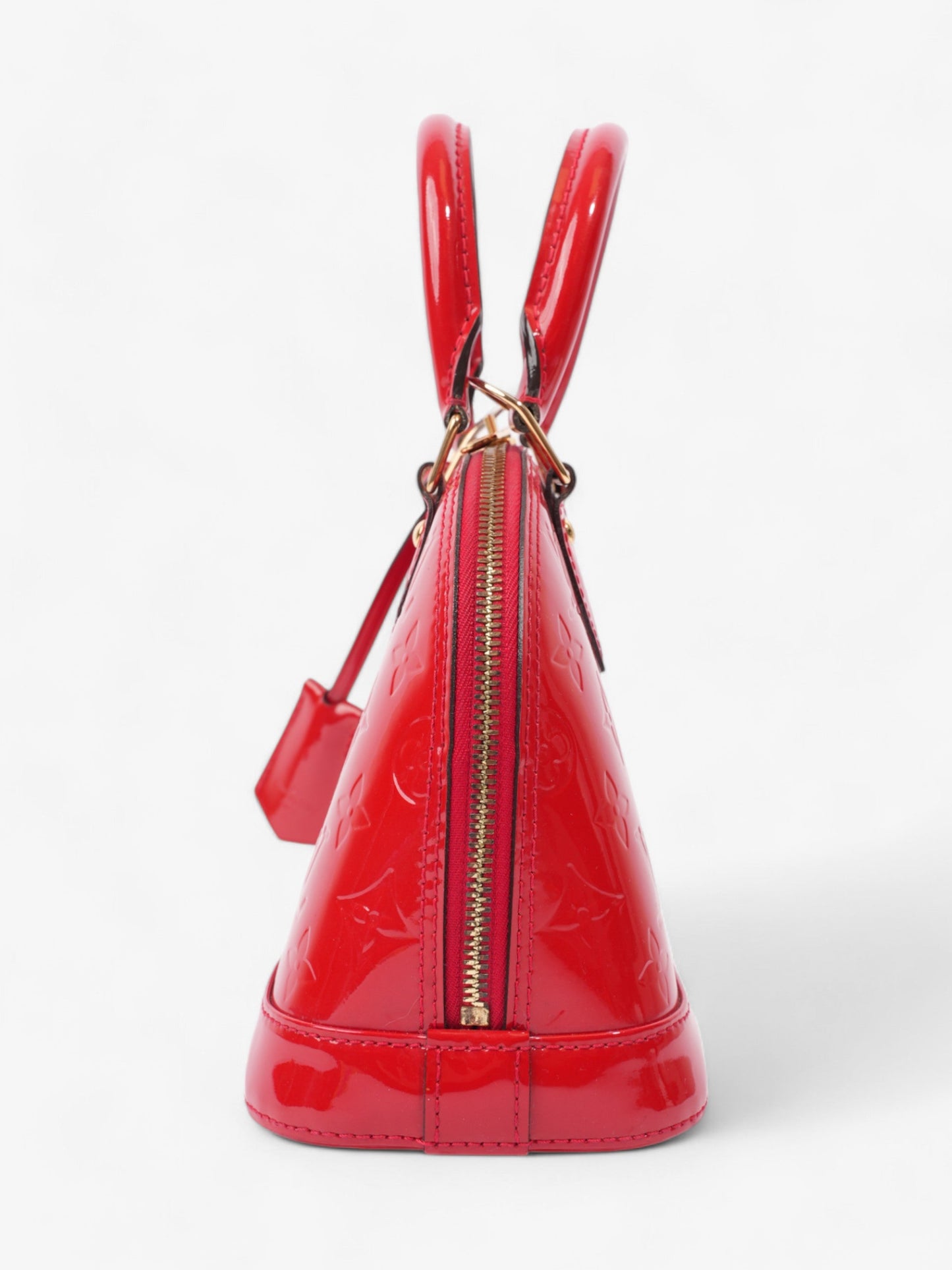 Louis Vuitton Alma Red Vernis Leather BB