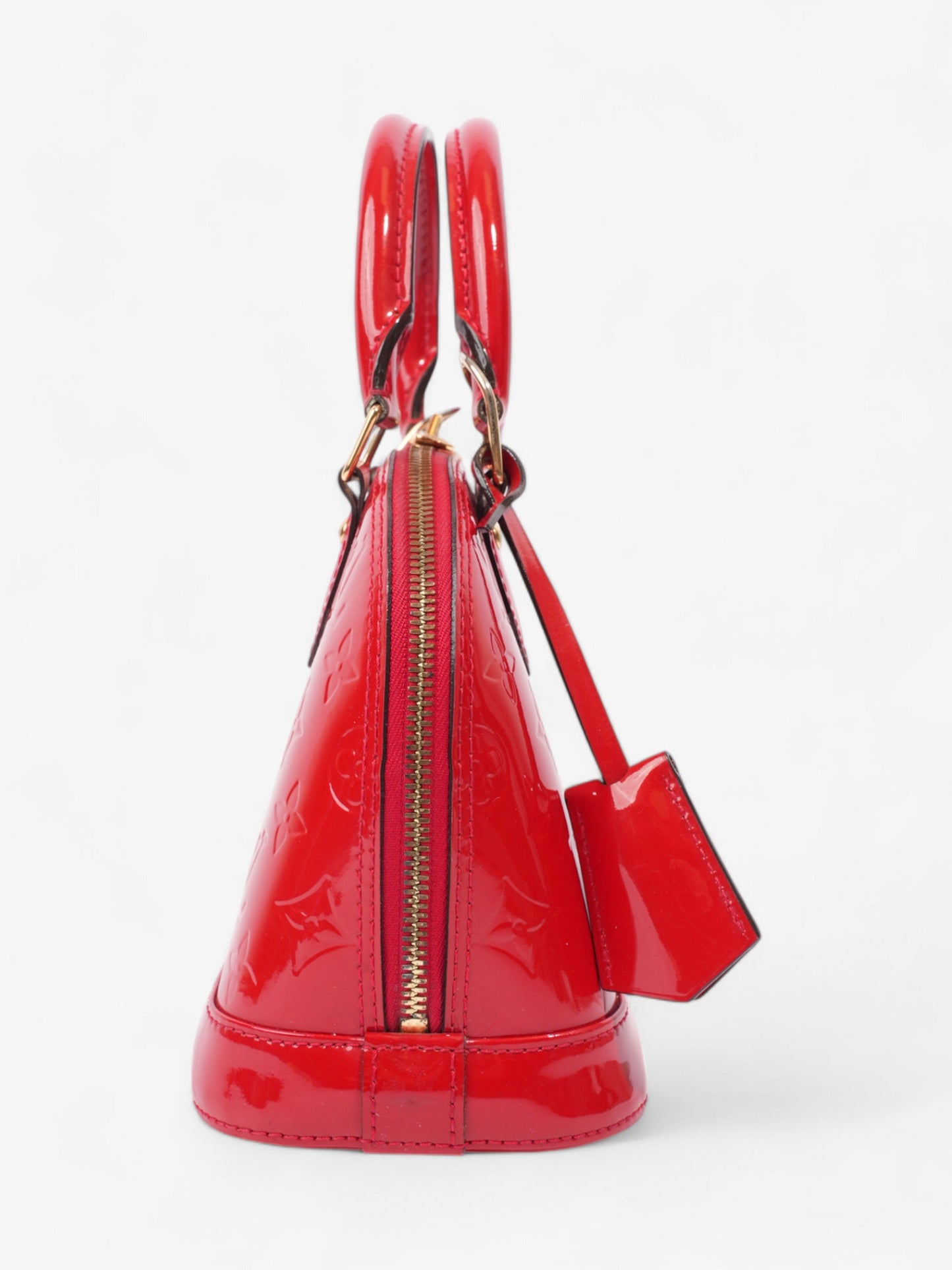 Louis Vuitton Alma Red Vernis Leather BB