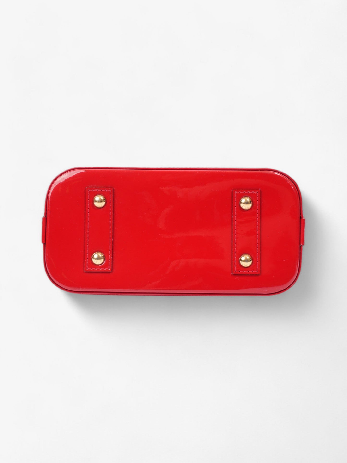 Louis Vuitton Alma Red Vernis Leather BB