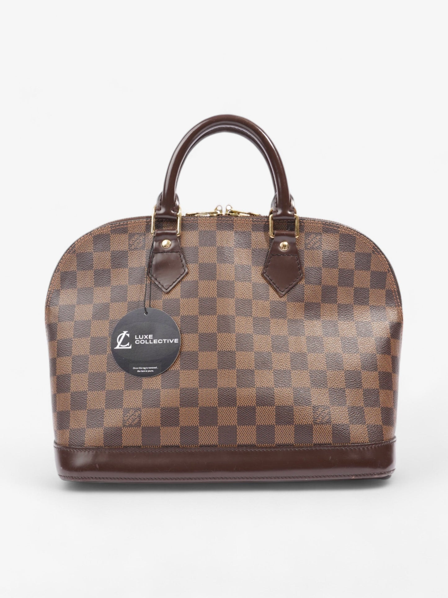 Louis Vuitton Alma Damier Ebene Coated Canvas PM