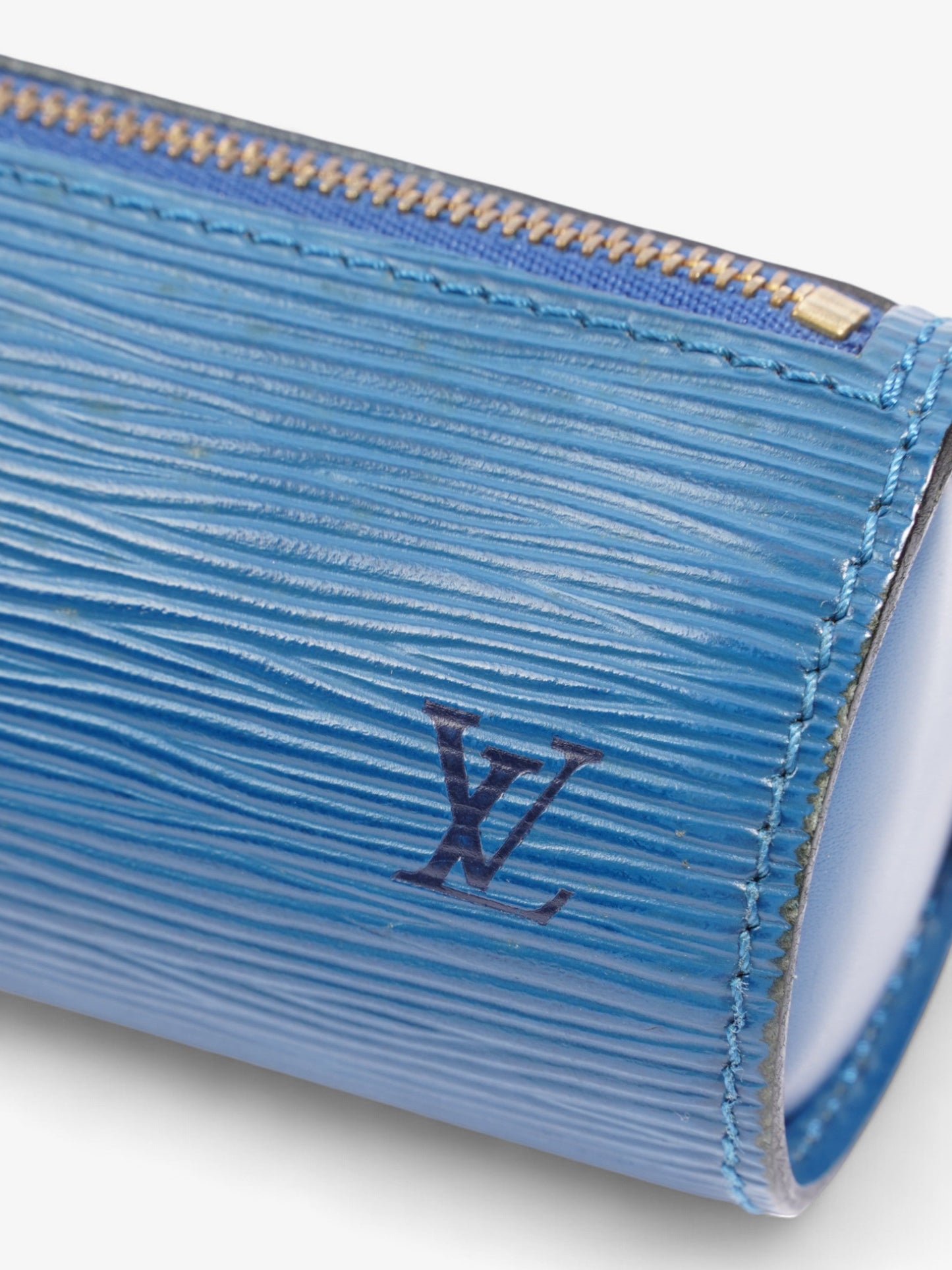 Louis Vuitton Soufflot Blue Epi Leather