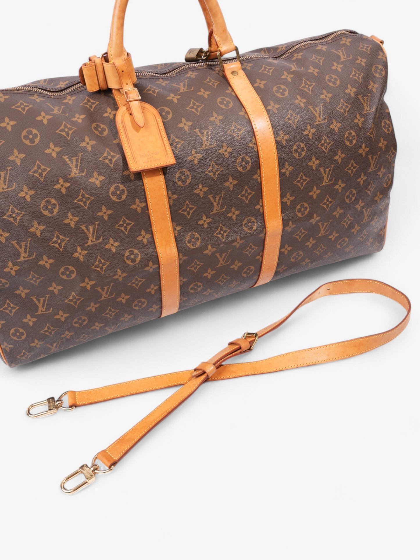 Louis Vuitton Keepall Bandouliere Monogram Coated Canvas 60