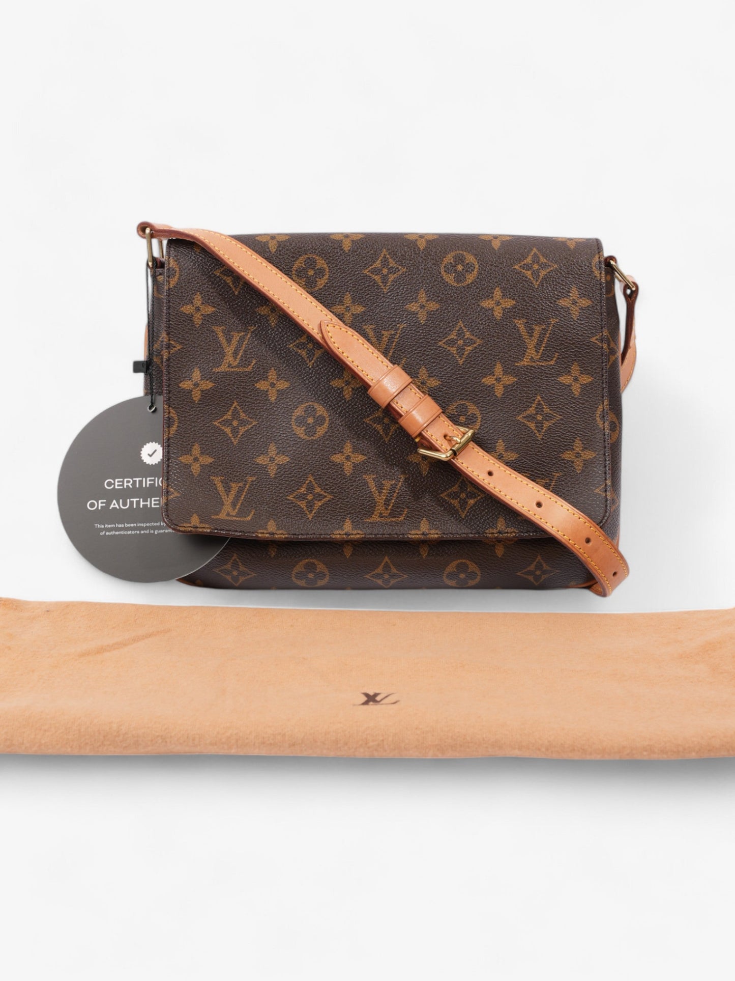 Louis Vuitton Musette Tango Monogram Coated Canvas
